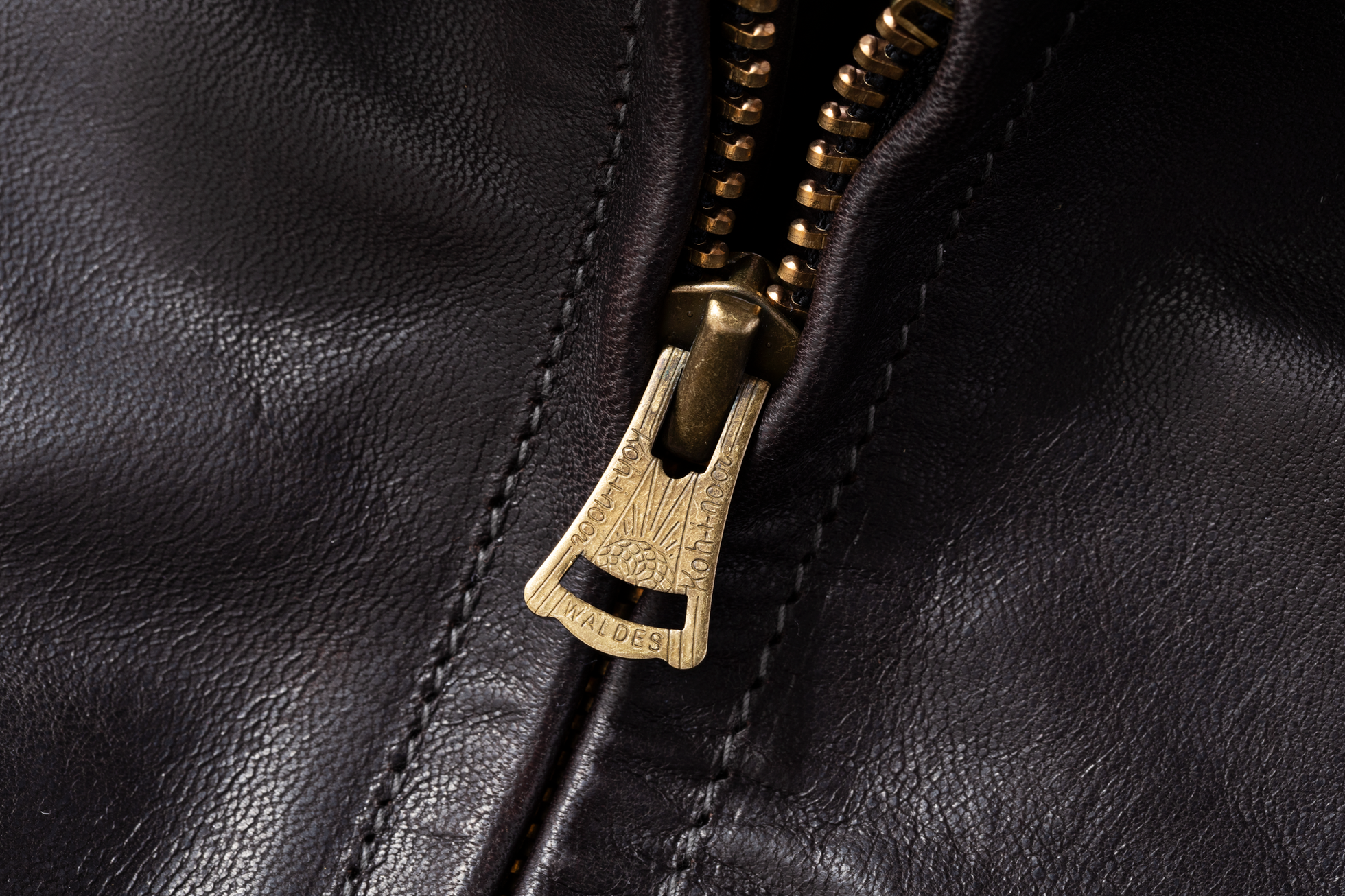 KZ-01 Leather Sports Jacket - BLACK