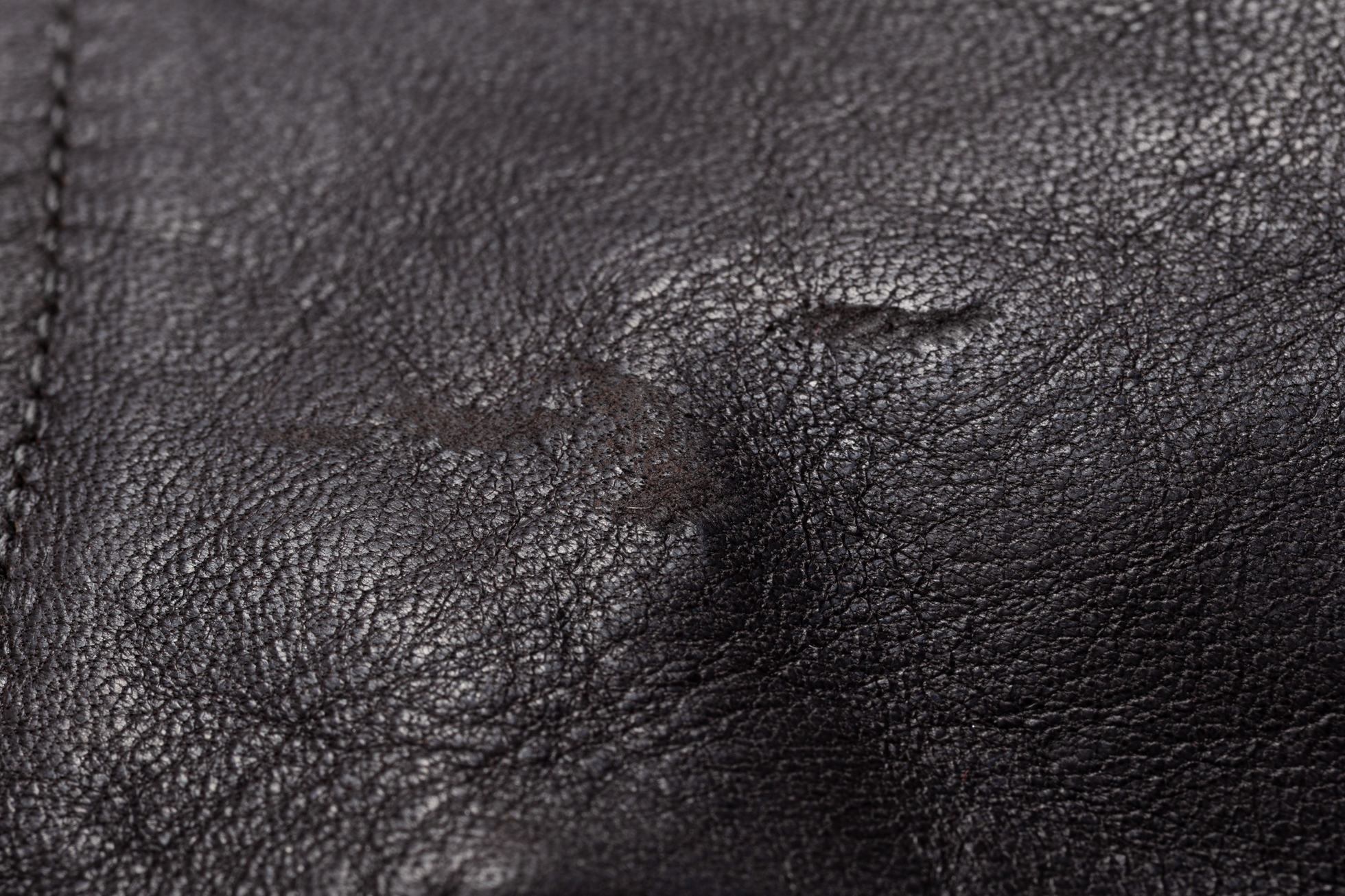 KZ-01 Leather Sports Jacket - BLACK