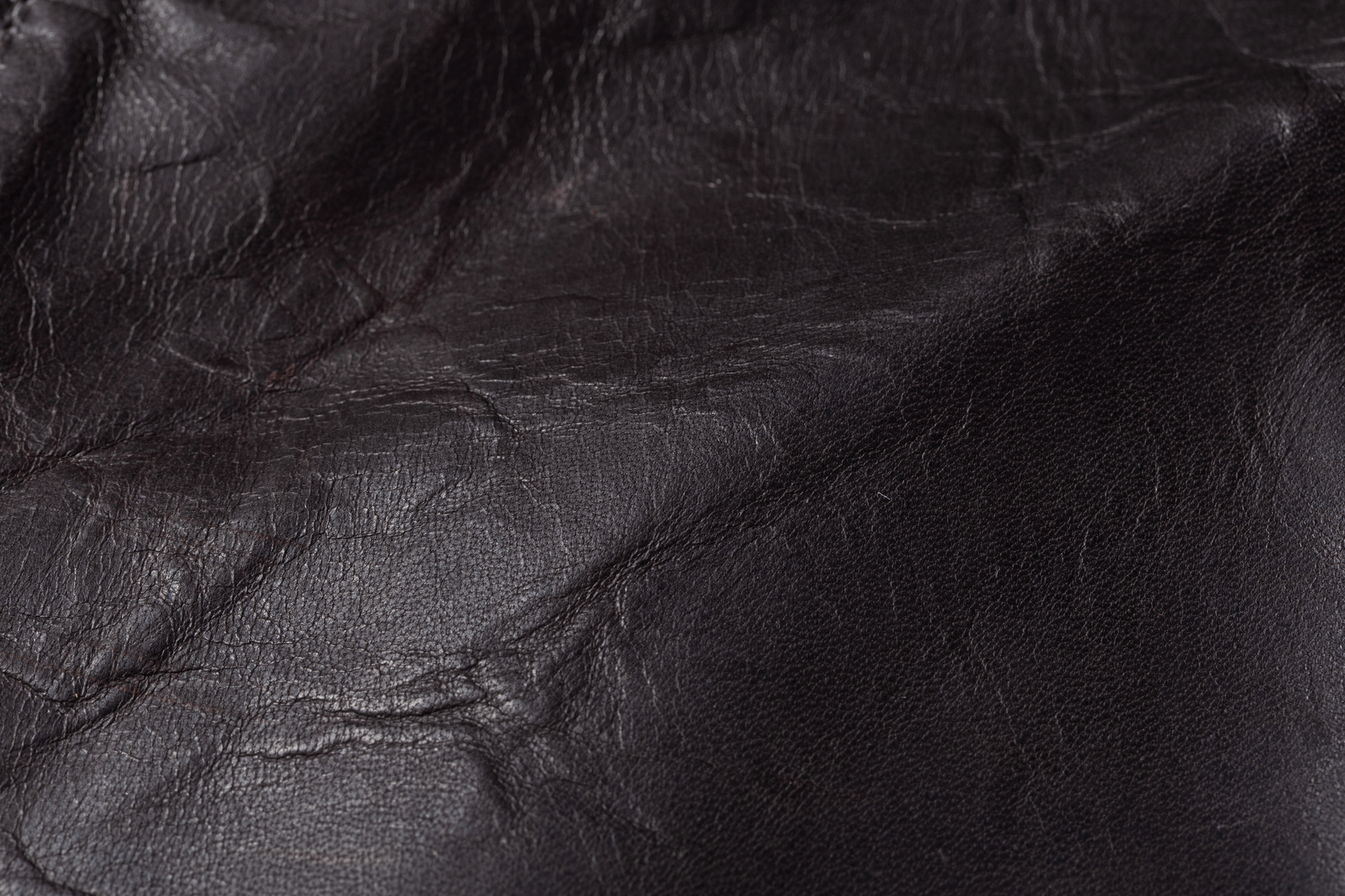 KZ-01 Leather Sports Jacket - BLACK