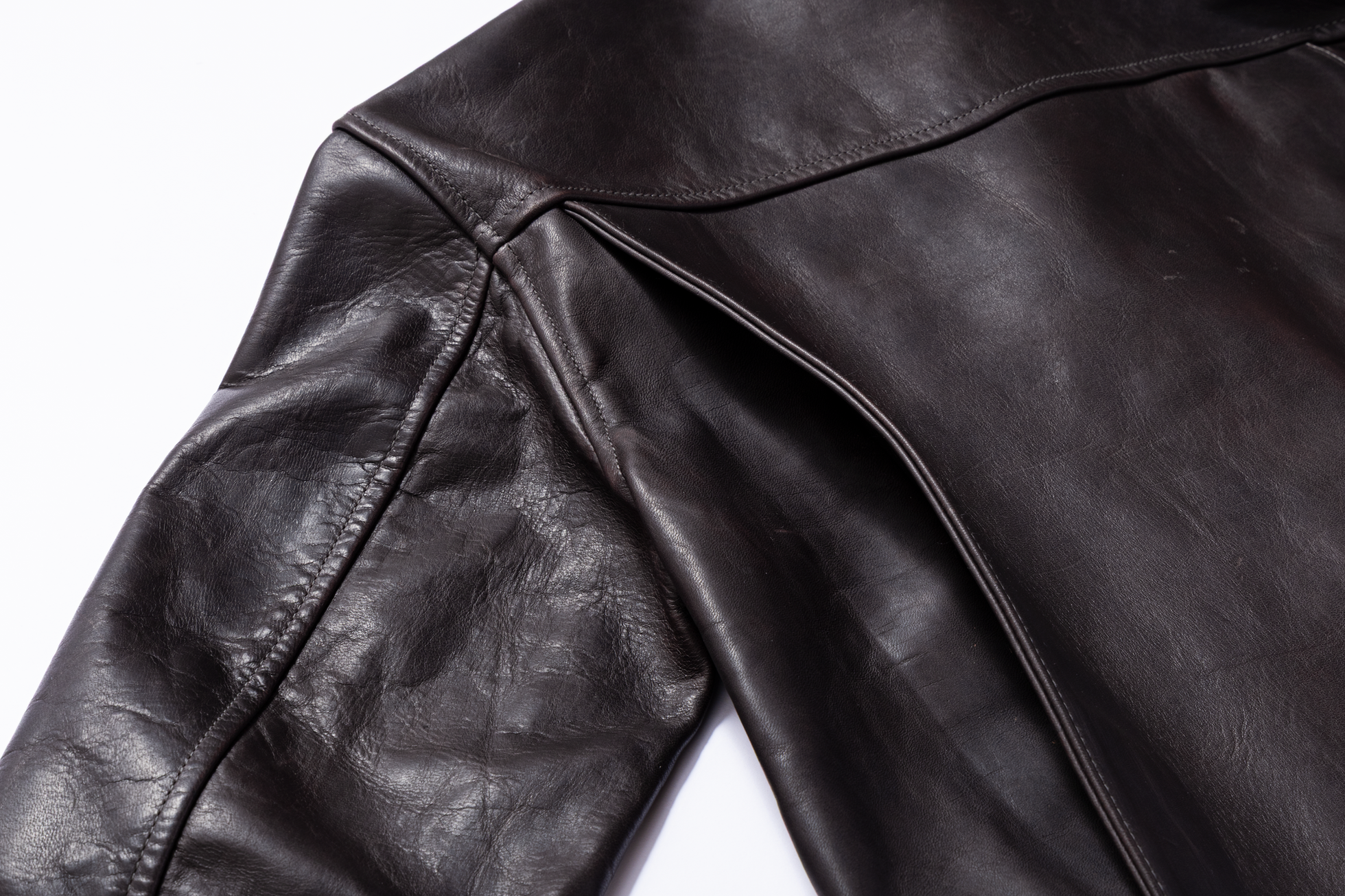 KZ-01 Leather Sports Jacket - BLACK