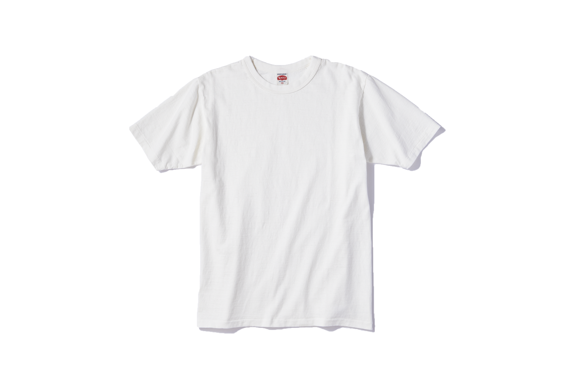 SS-01 Reinforced Neck Band S/S T-Shirt - WHITE