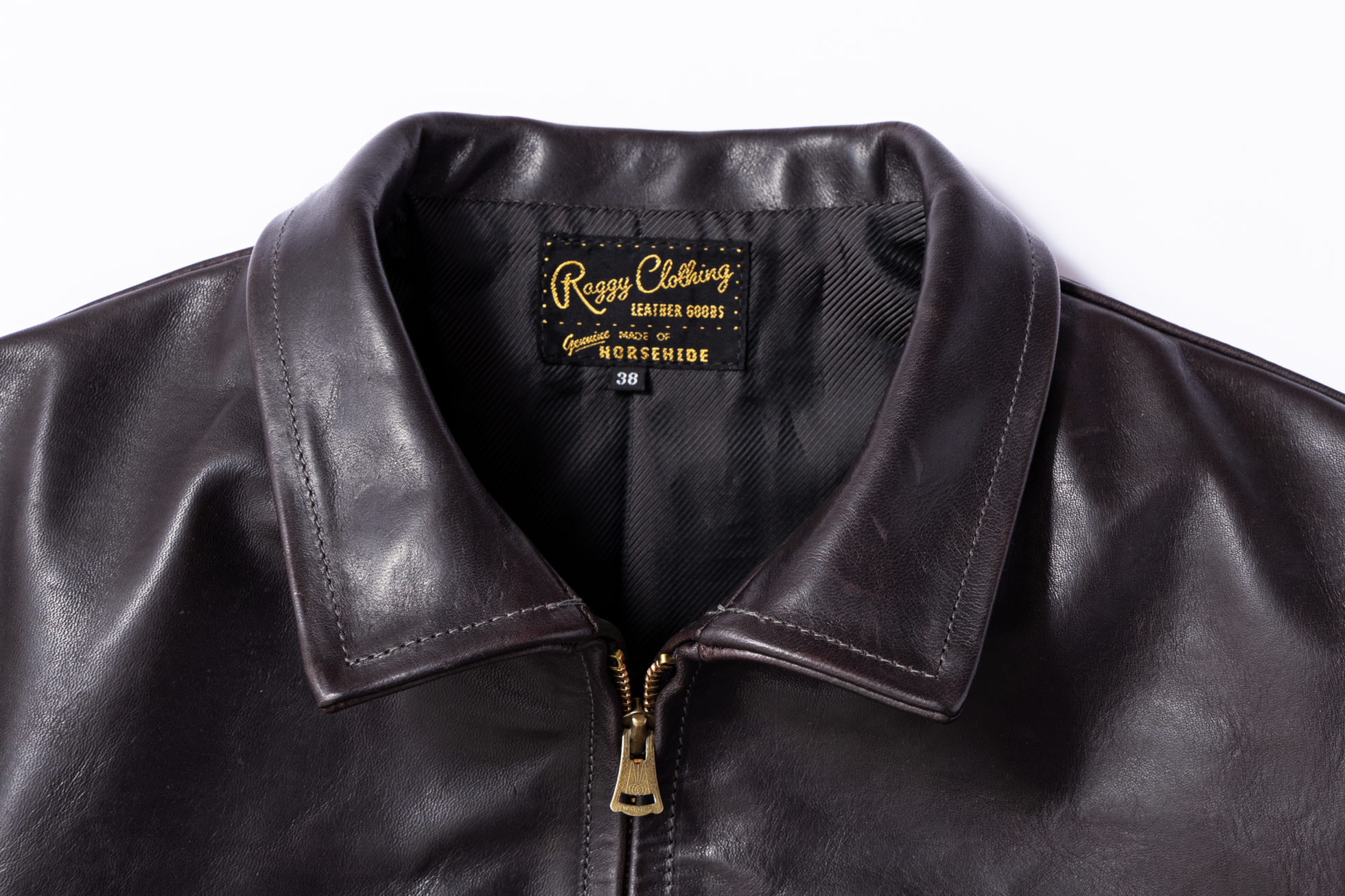 KZ-01 Leather Sports Jacket - BLACK