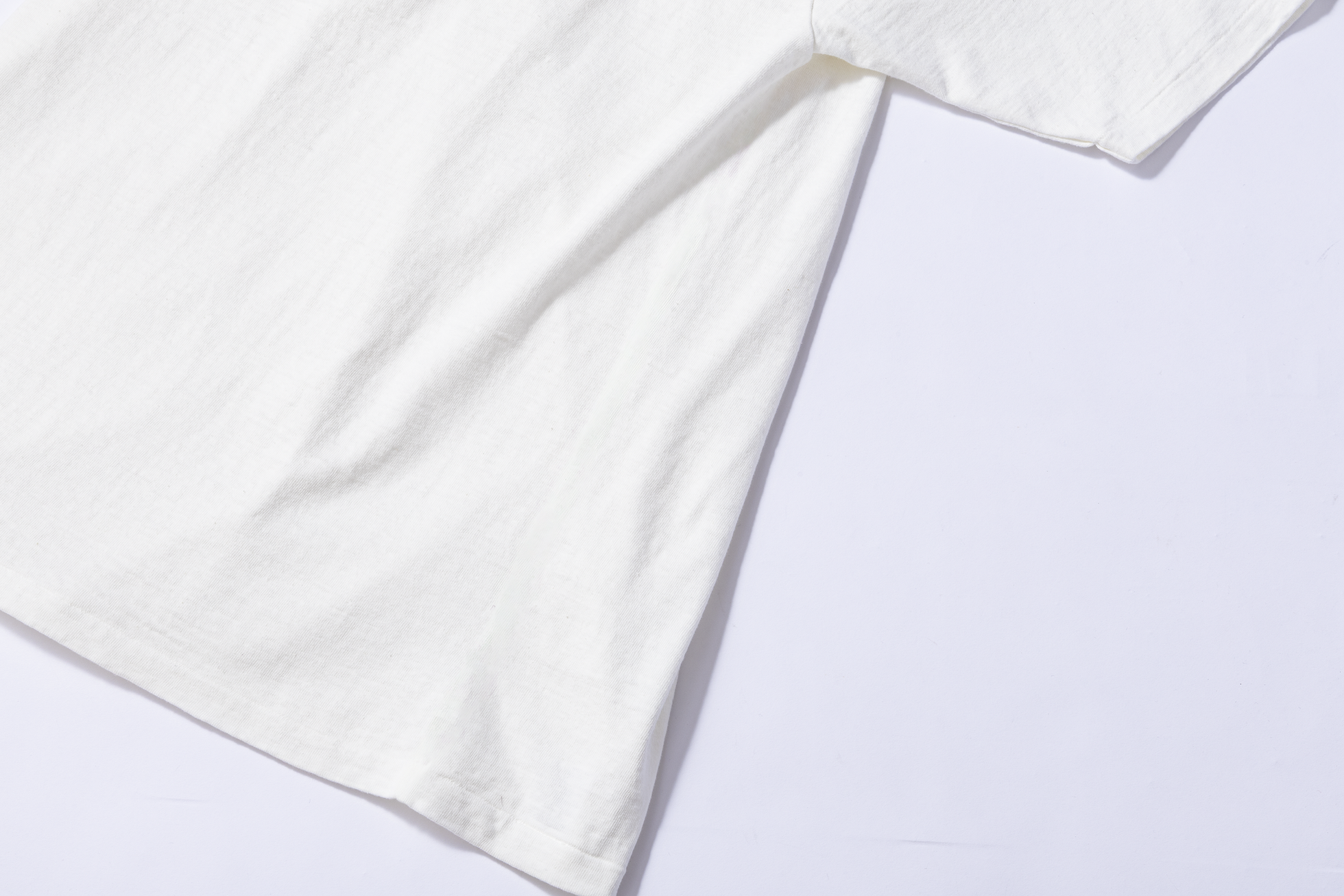 SS-01 Reinforced Neck Band S/S T-Shirt - WHITE
