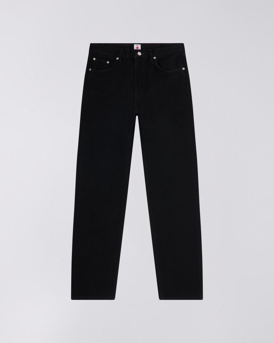 EU04Z-401 REGULAR STRAIGHT - BLACK UNWASHED