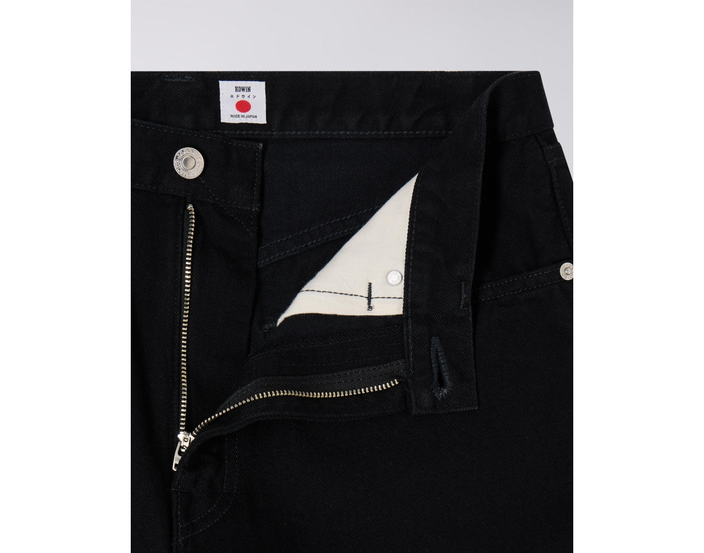 EU05Z-401 WIDE PANT - BLACK UNWASHED