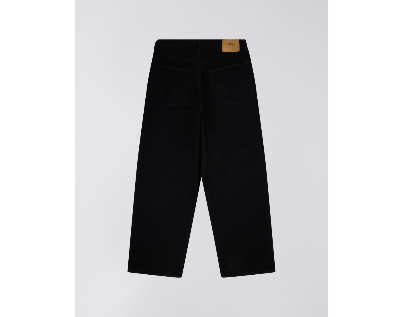 EU05Z-401 WIDE PANT - BLACK UNWASHED