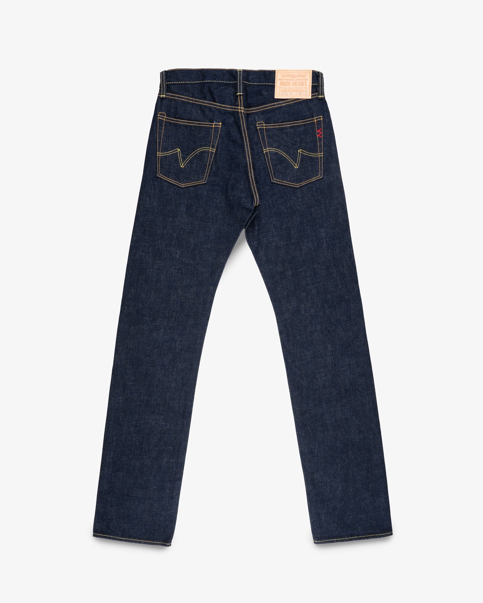IH-634S-18 18oz Vintage Selvedge Straight Cut - INDIGO
