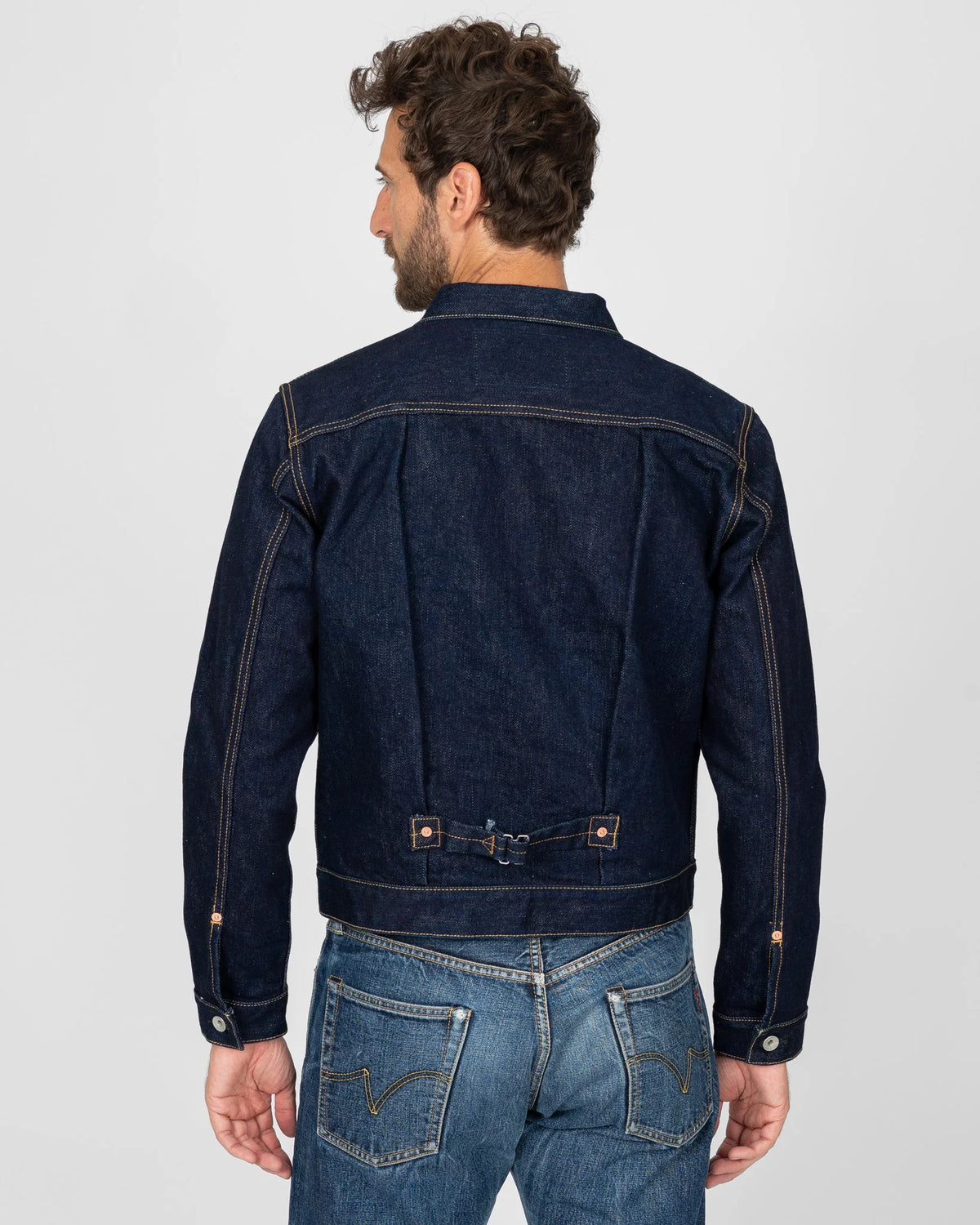 IHJ-139-IND 19oz Selvedge Denim Type II Jacket - INDIGO
