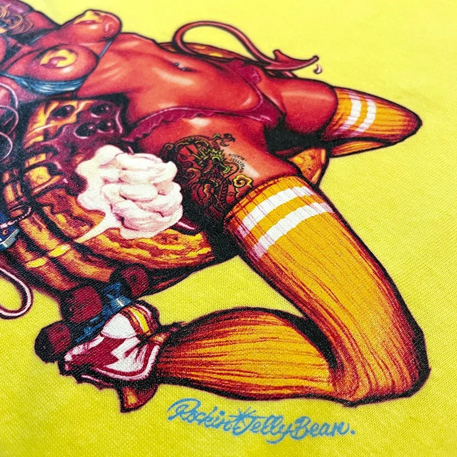 “WRONG GIRL” T-Shirt - YELLOW