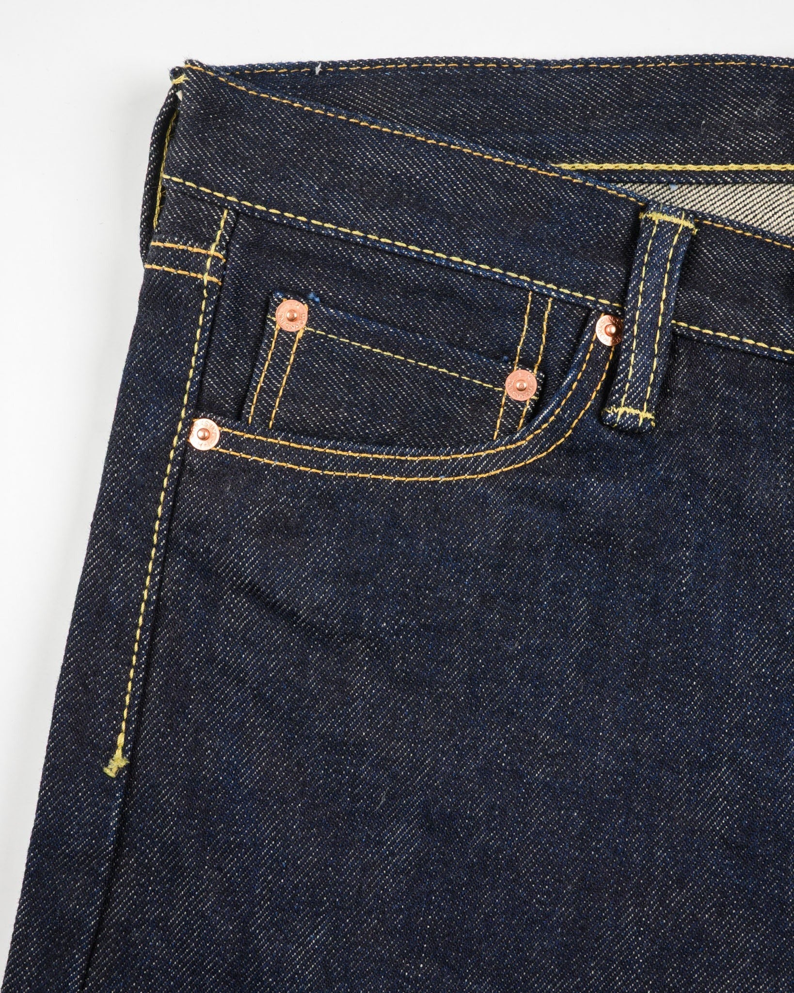 IH-666S-21 21oz Selvedge Slim Straight Cut - INDIGO