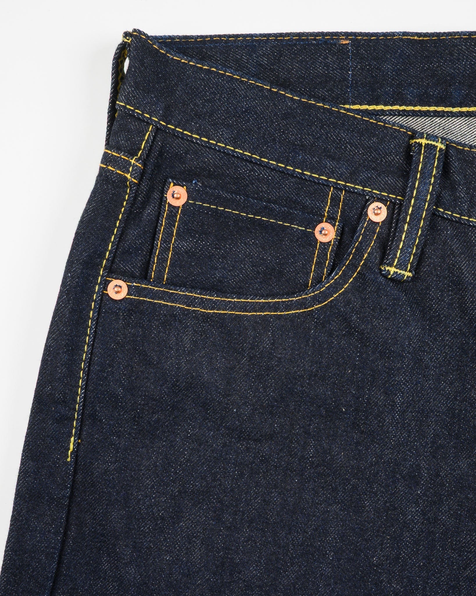 IH-634S-142 14oz Selvedge Straight Cut - INDIGO