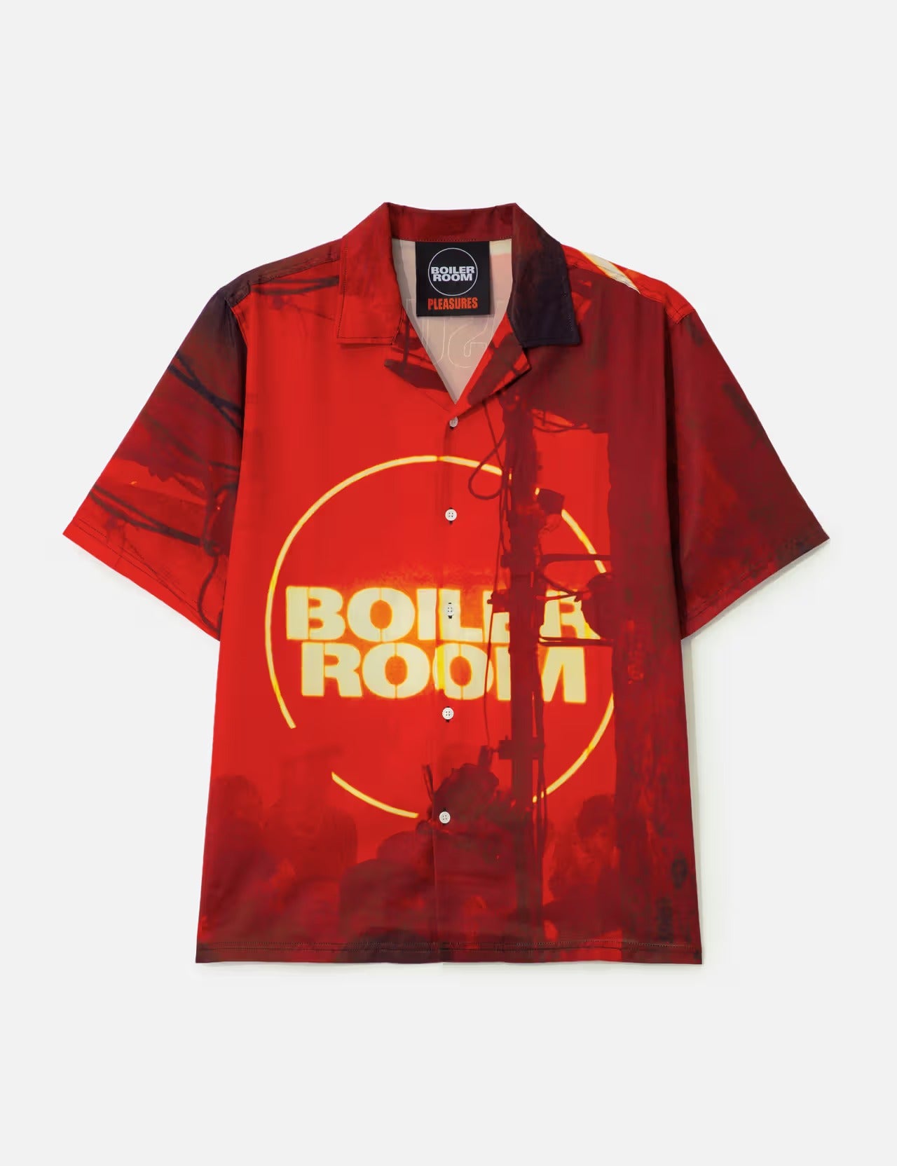 VENUE BUTTON UP - RED