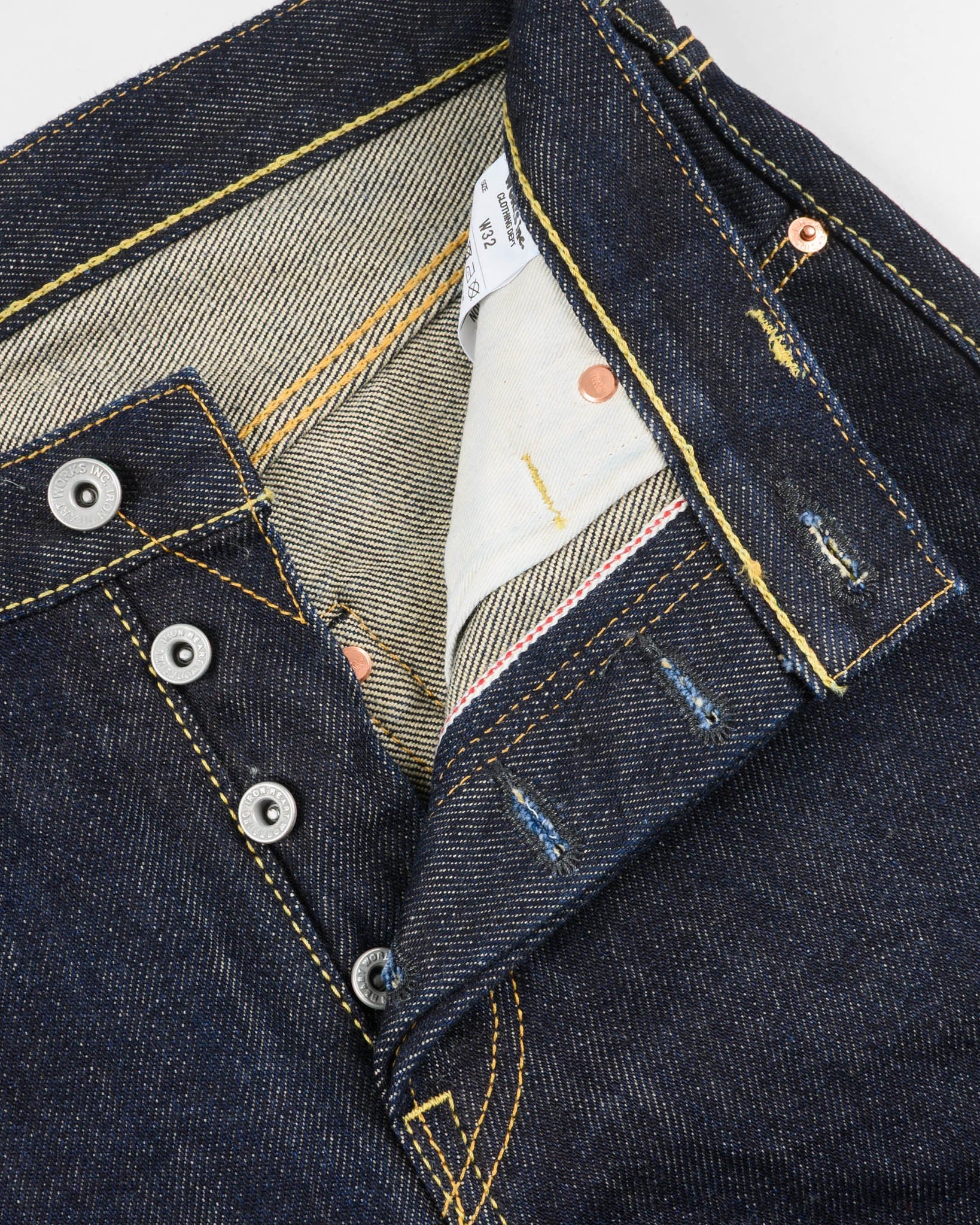 IH-666S-21 21oz Selvedge Slim Straight Cut - INDIGO