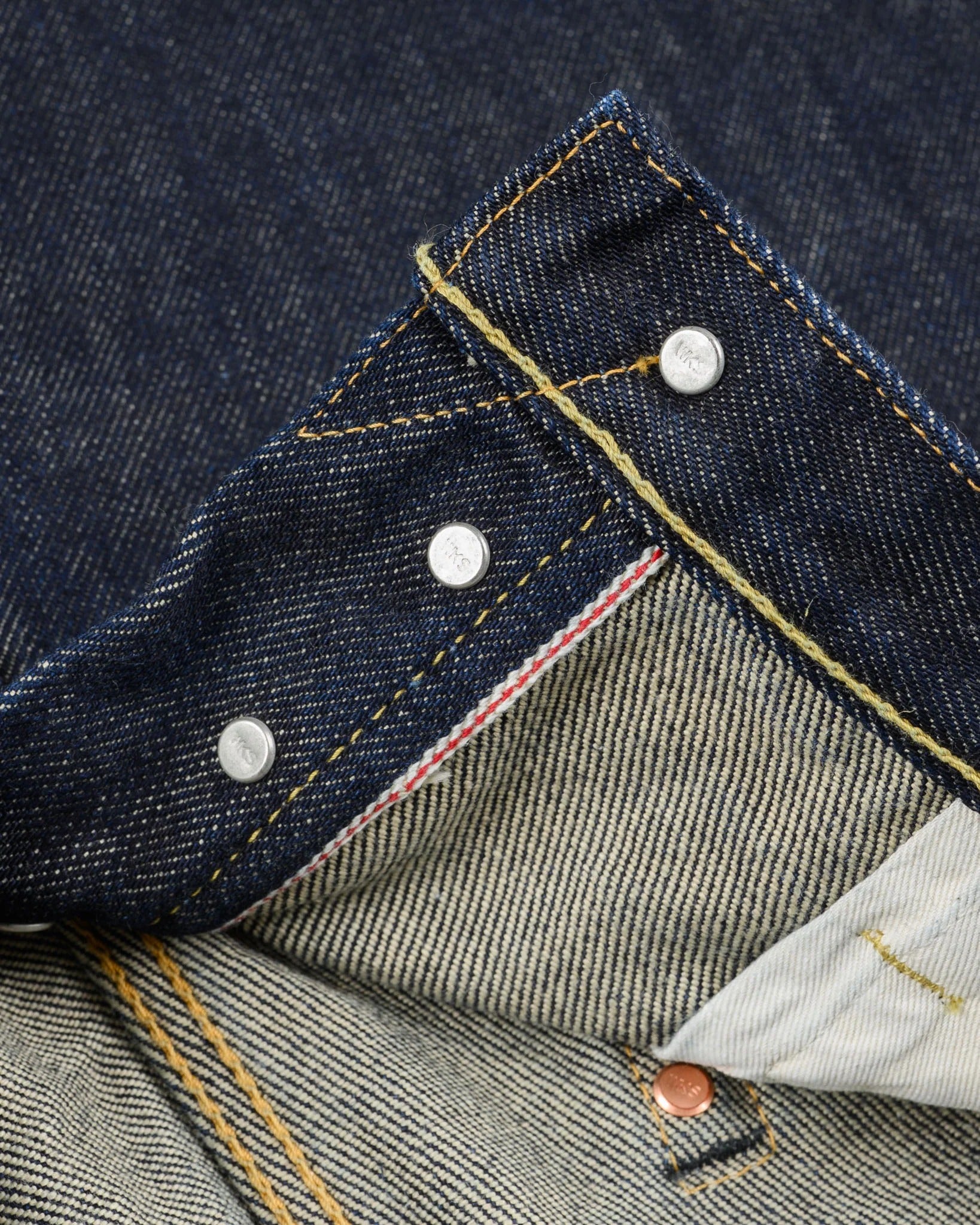 IH-666S-21 21oz Selvedge Slim Straight Cut - INDIGO