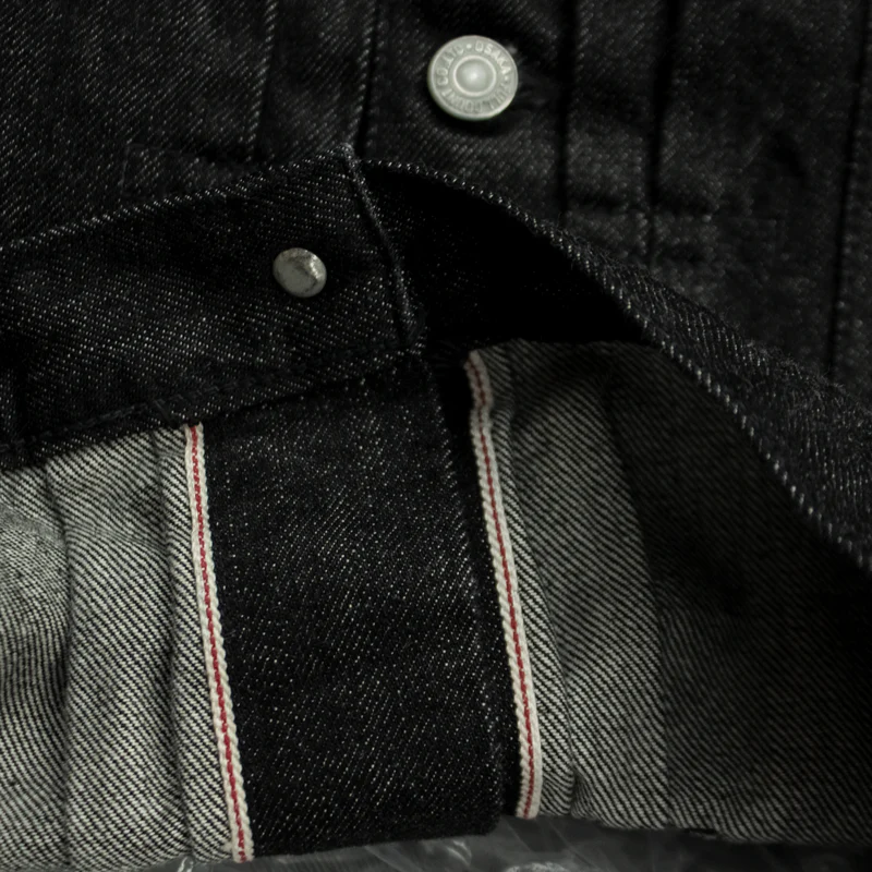 2107BK Type 1 Black Denim Jacket - BLACK