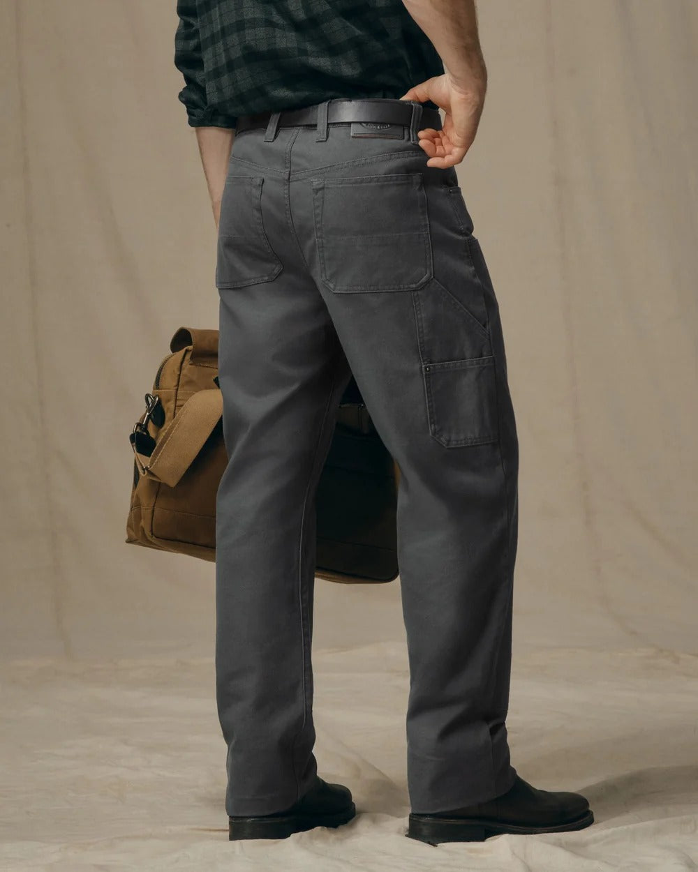 Dry Tin Double Front Pants - RAVEN