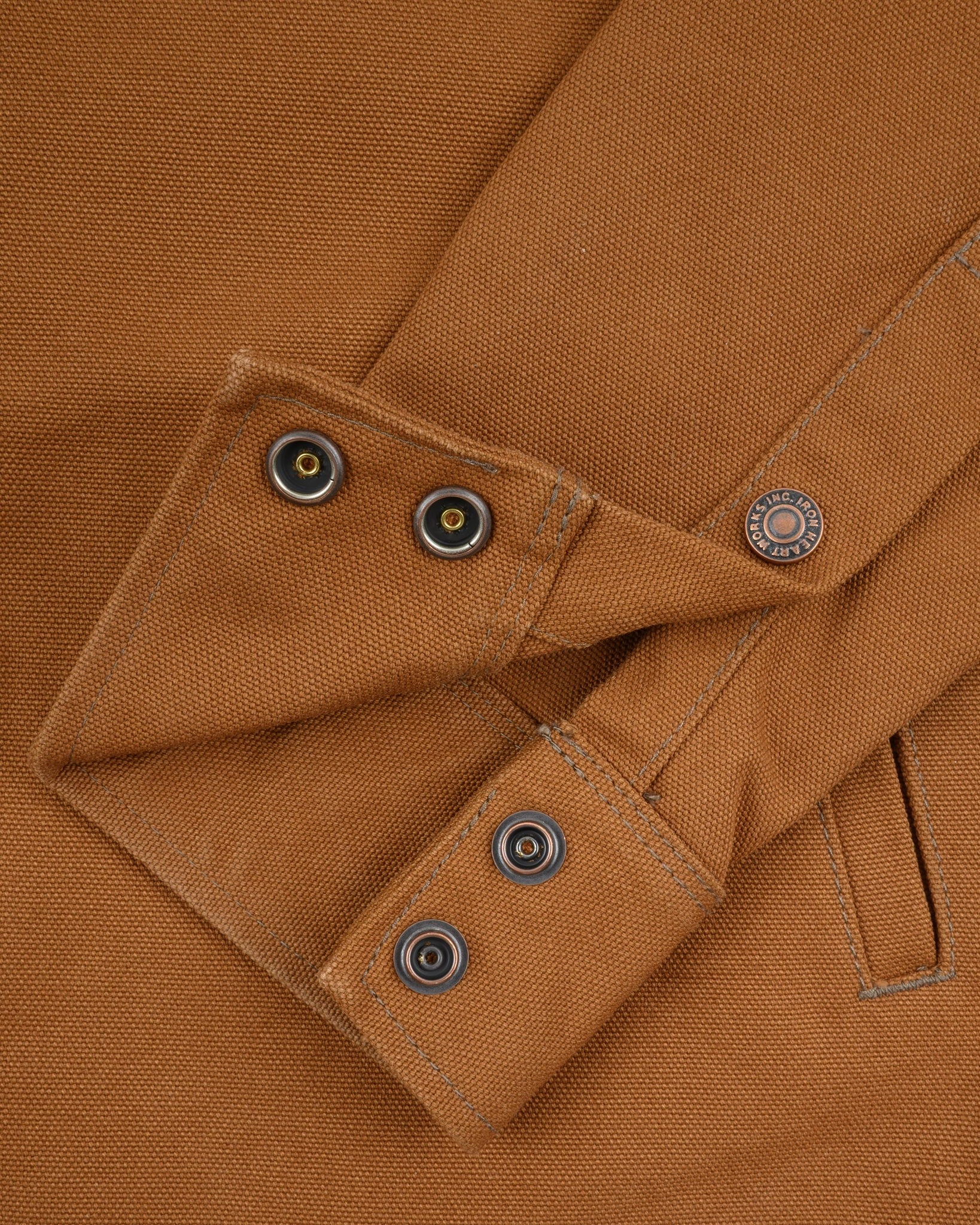 IHSH-422-BRN 17oz Cotton Duck CPO Shirt - BROWN