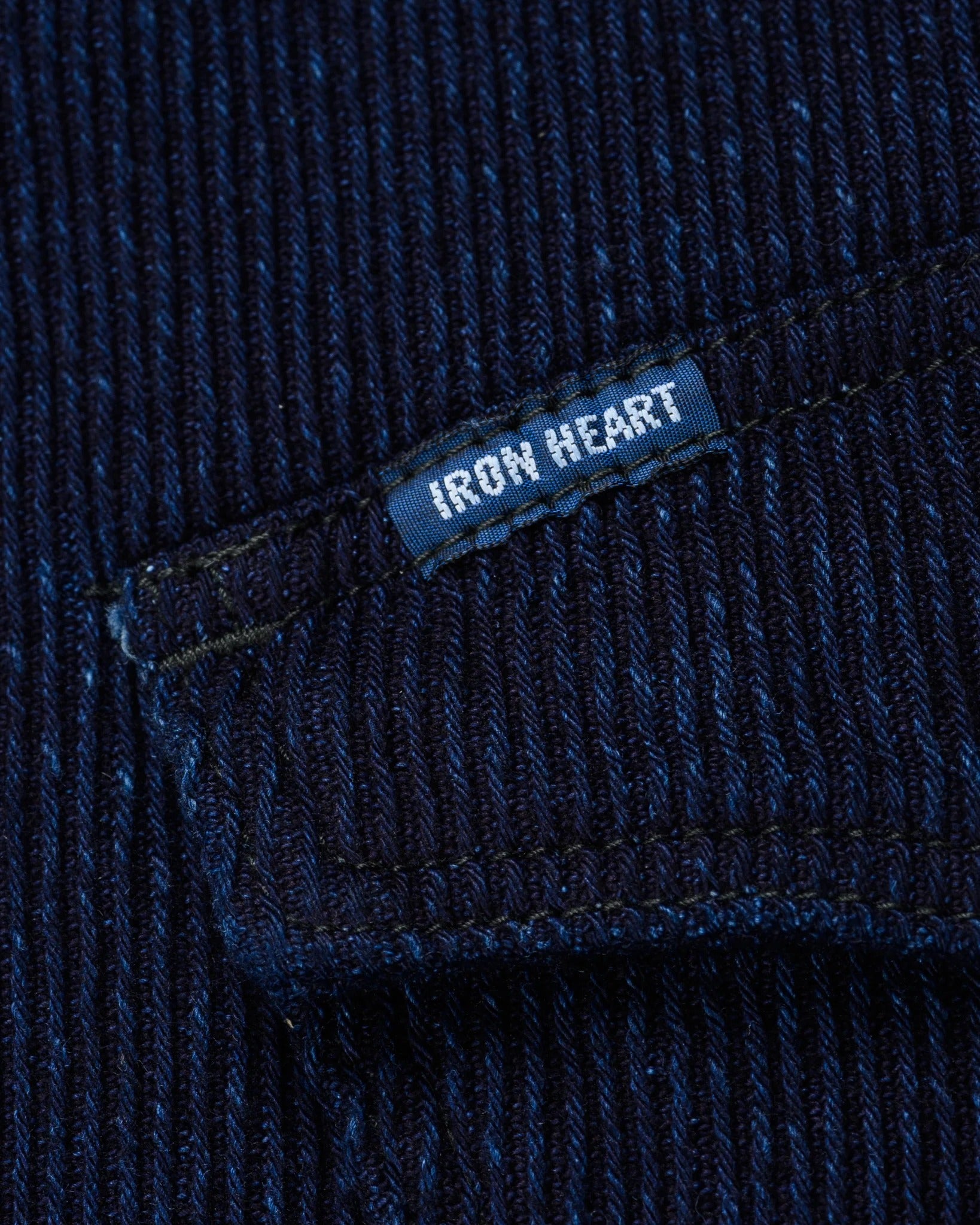 IHSH-208-IND 14OZ KERSEY WESTERN SHIRT - INDIGO