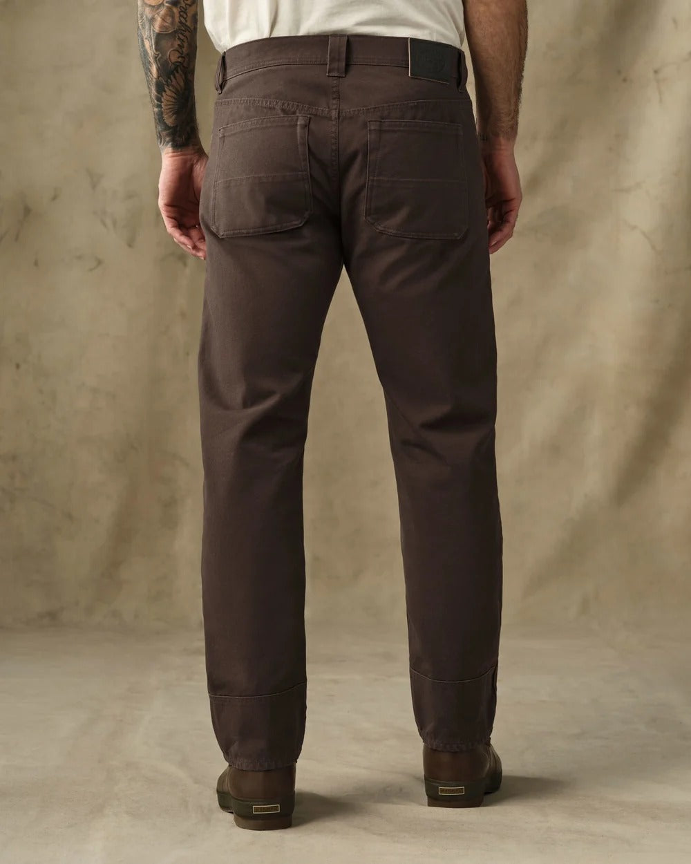 Dry Tin Cloth 5-Pocket Pants - SEAL BROWN