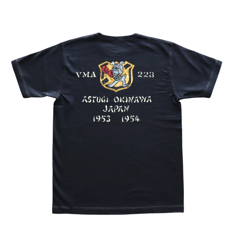 BR79732 Slub Yarn T Shirt VMA-223 - BLACK