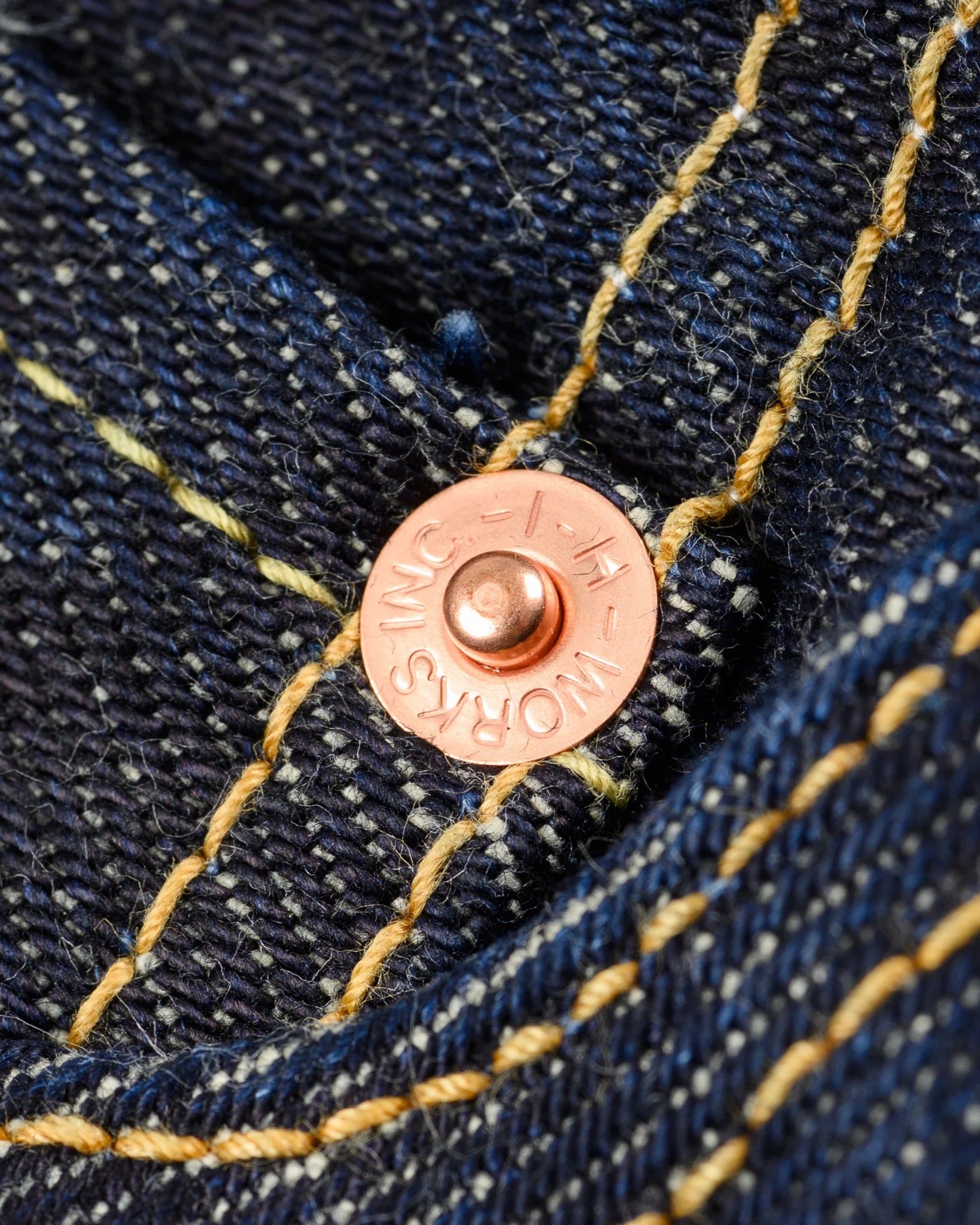 IH-666S-21 21oz Selvedge Slim Straight Cut - INDIGO