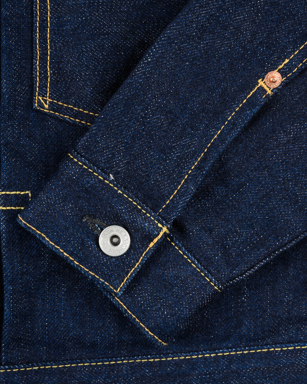 IHJ-139-IND 19oz Selvedge Denim Type II Jacket - INDIGO