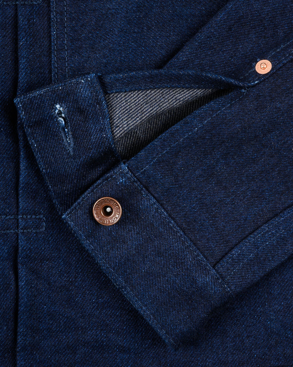 IHJ-140-IG 19oz Selvedge Denim Type I Jacket - INDIGO/GREY