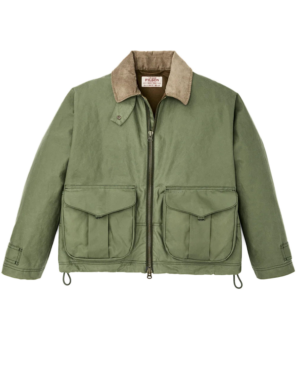 Women's Shelter Cloth Short Work Jacket - SAGE OLIVE
