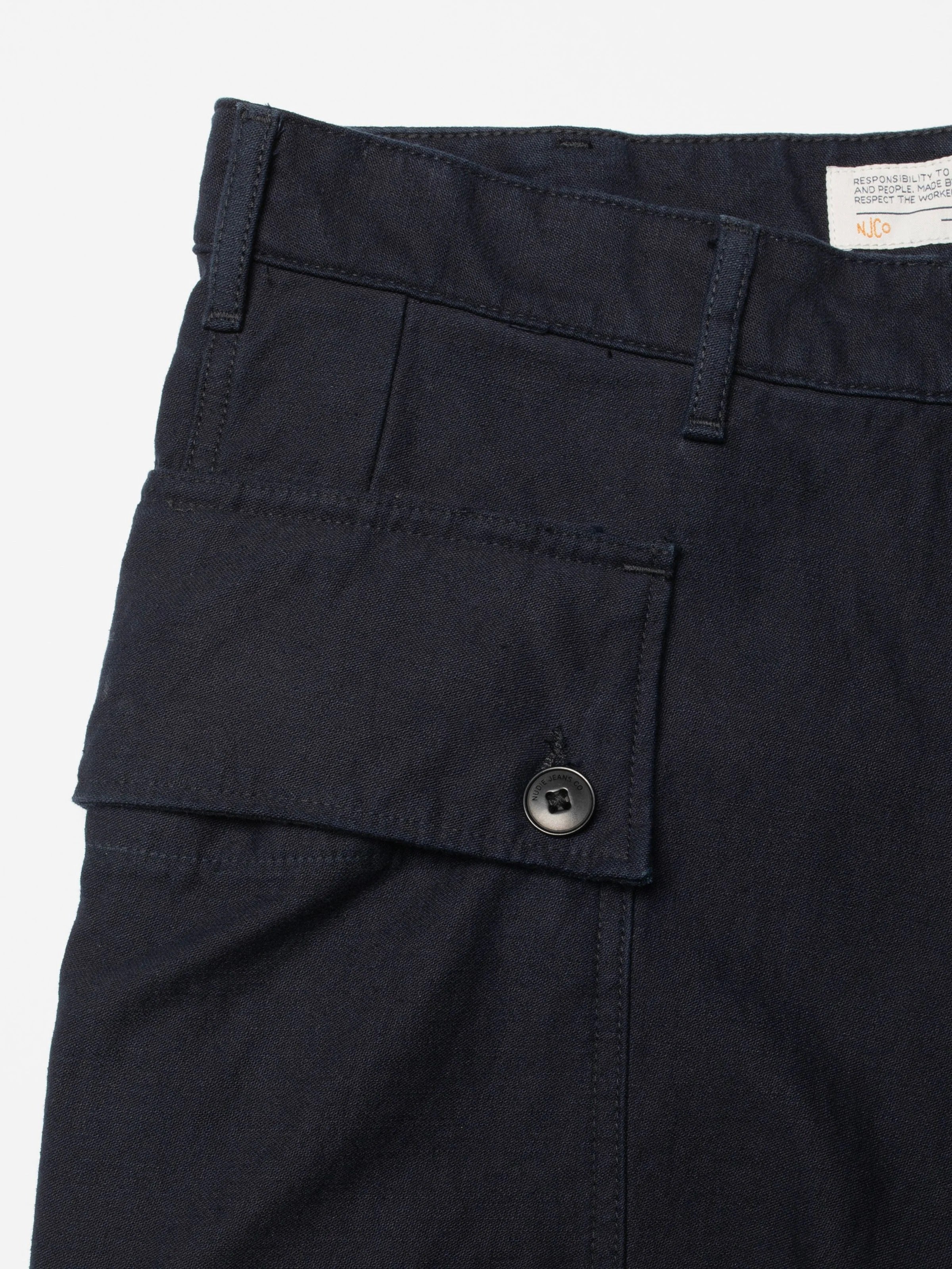 Loud Larry Pants Back Sateen - Indigo