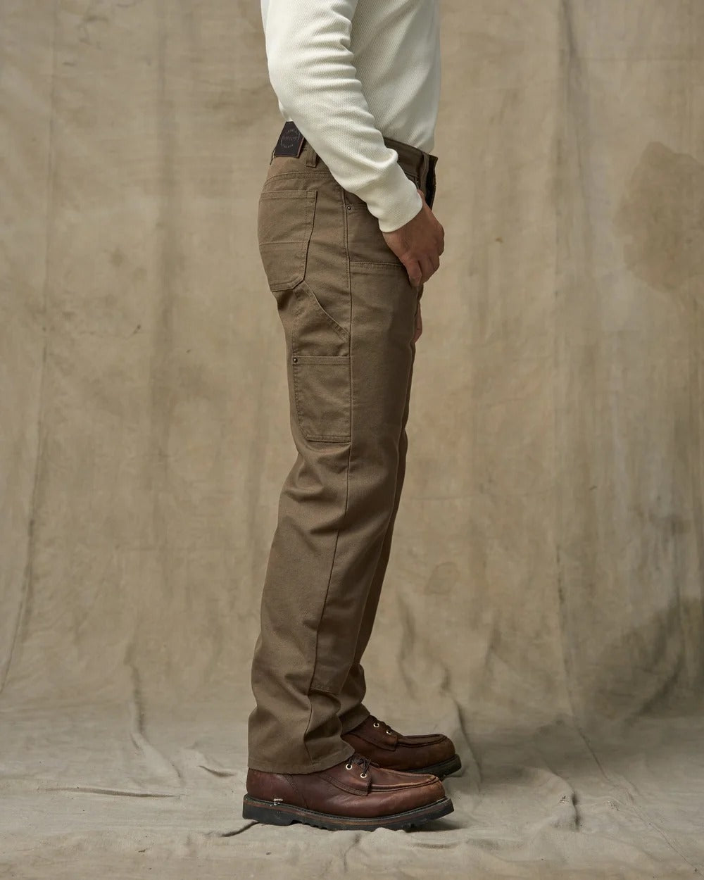 Dry Tin Double Front Pants - MARSH OLIVE