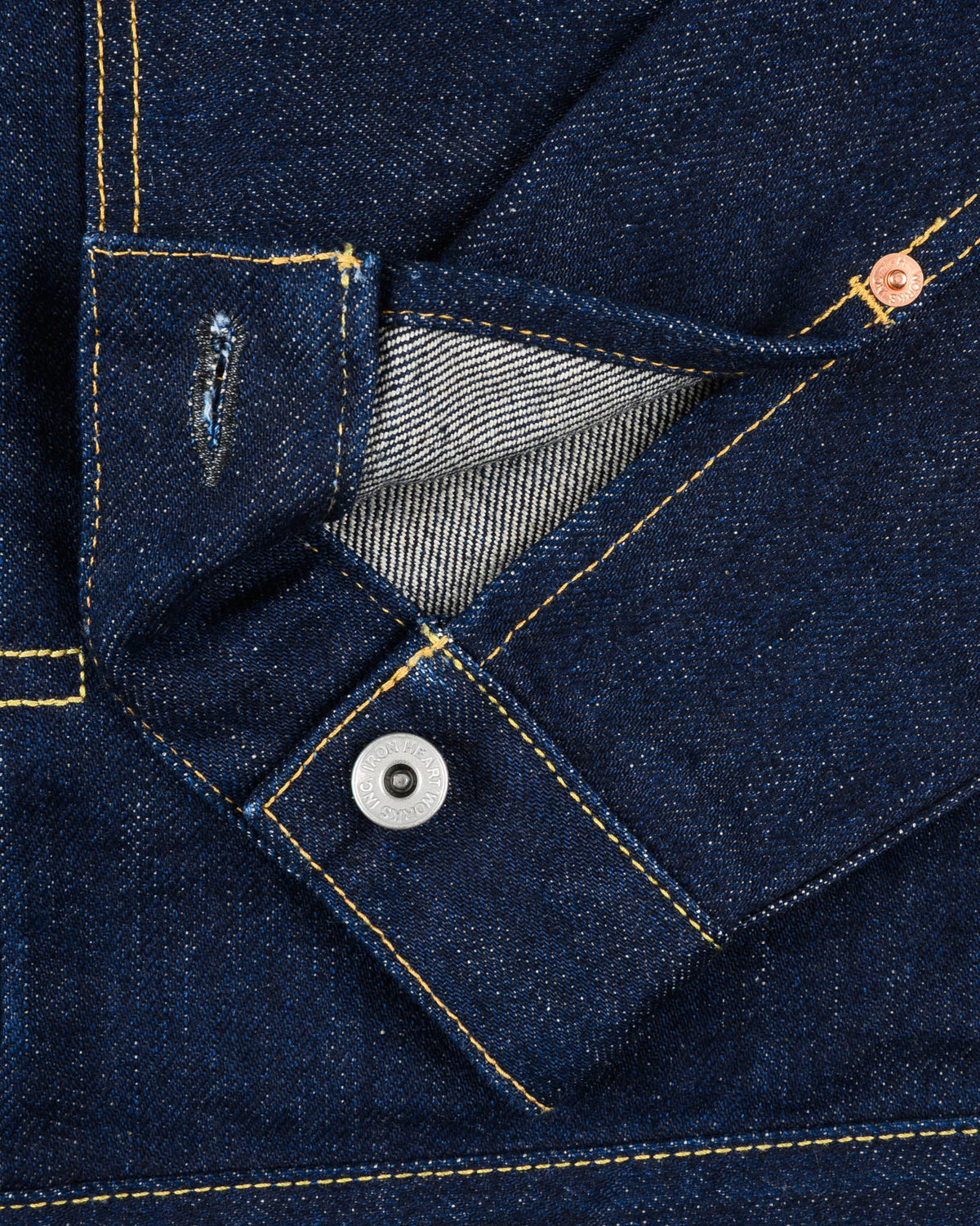 IHJ-139-IND 19oz Selvedge Denim Type II Jacket - INDIGO