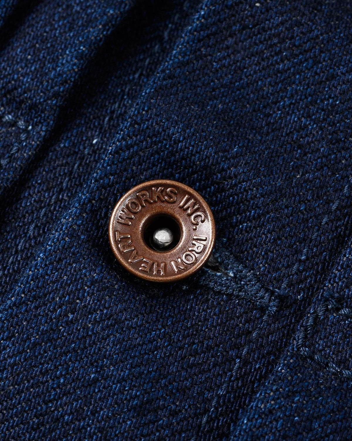 IHJ-140-IG 19oz Selvedge Denim Type I Jacket - INDIGO/GREY