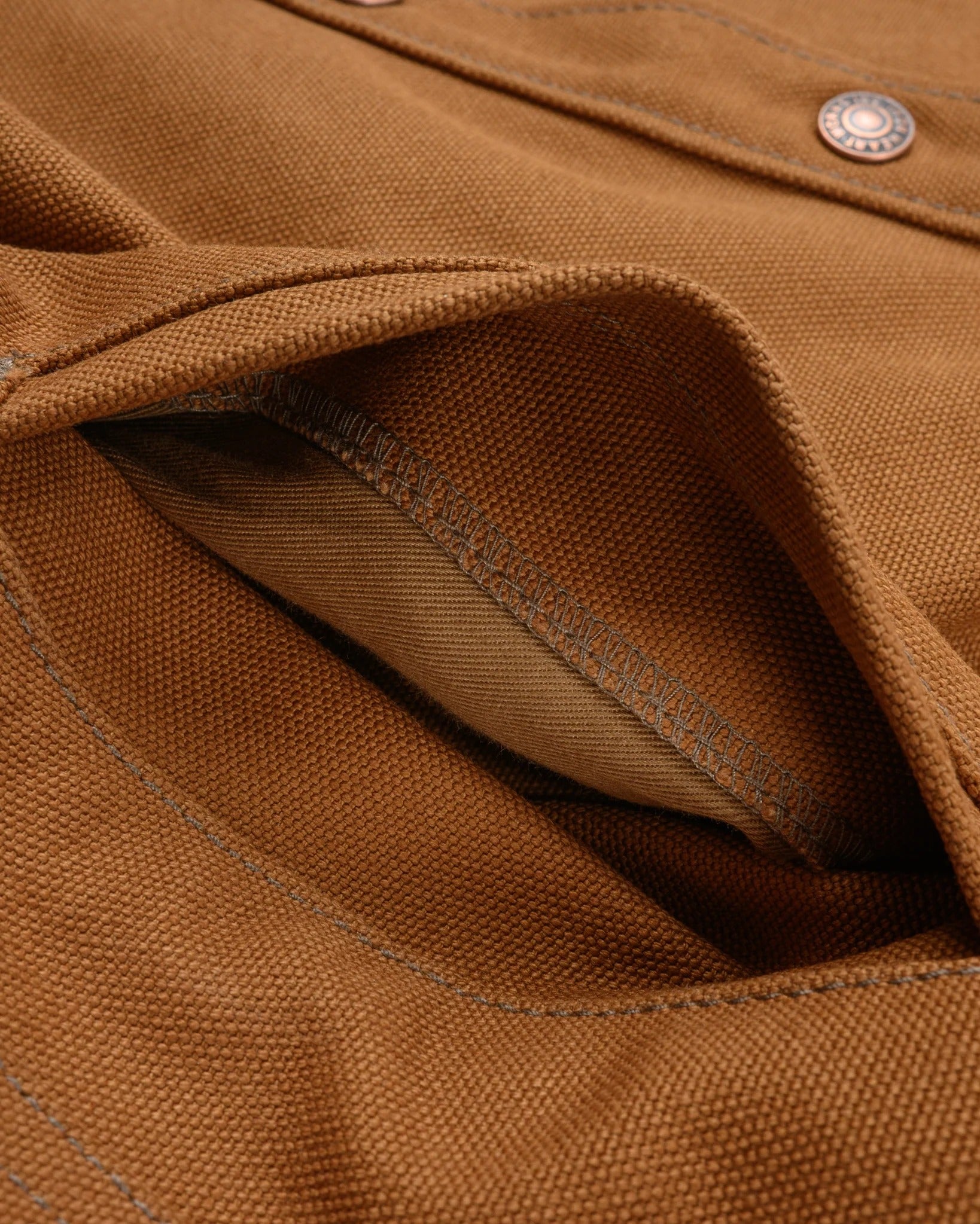 IHSH-422-BRN 17oz Cotton Duck CPO Shirt - BROWN