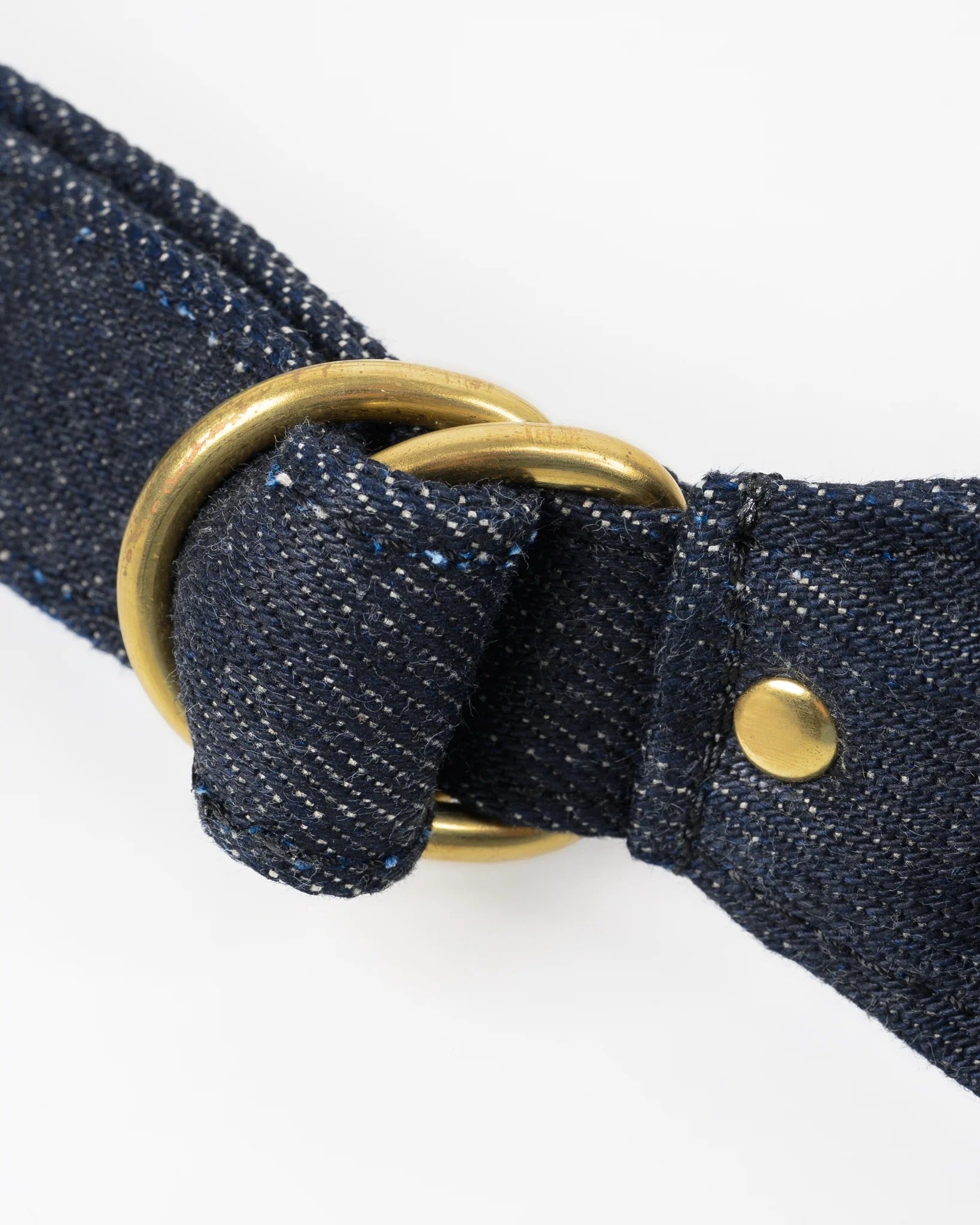 IHE-51-IND 25oz Selvedge Denim Waist Bag - INDIGO