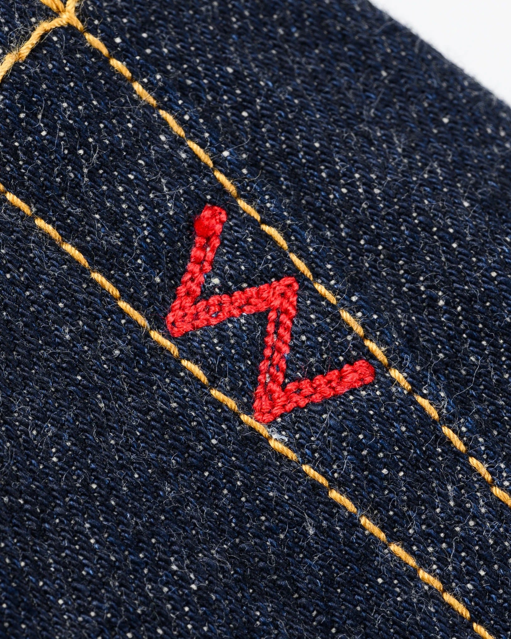 IH-634S-18 18oz Vintage Selvedge Straight Cut - INDIGO