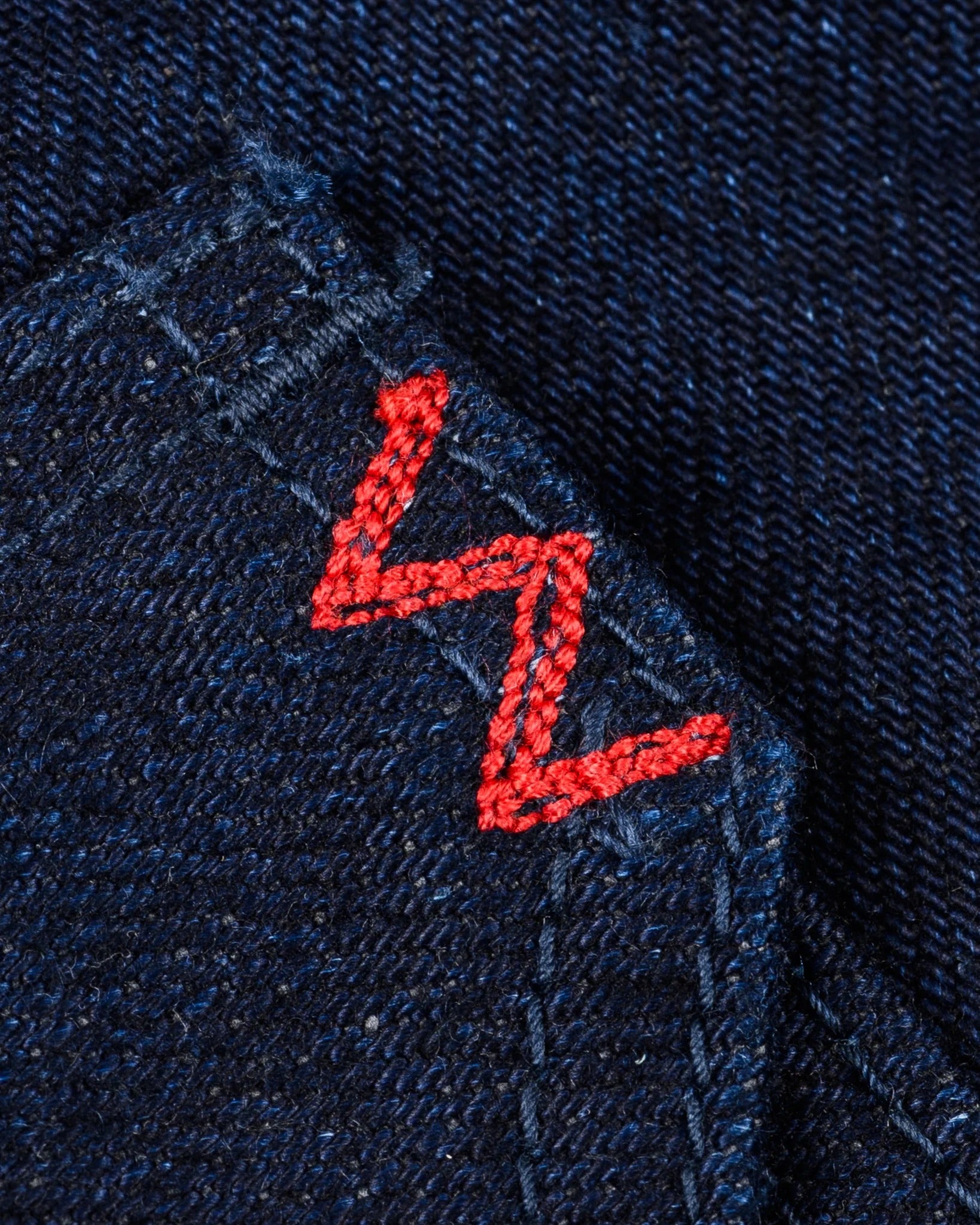 IHJ-140-IG 19oz Selvedge Denim Type I Jacket - INDIGO/GREY