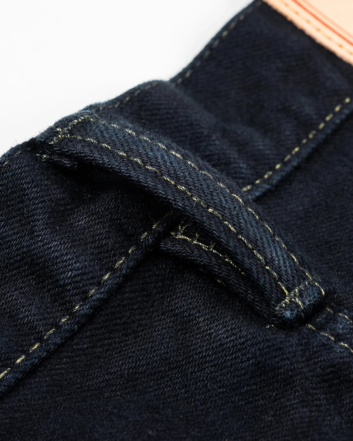 IH-634S-142od 14oz Selvedge Denim Straight Cut Jeans - Indigo Overdyed Black