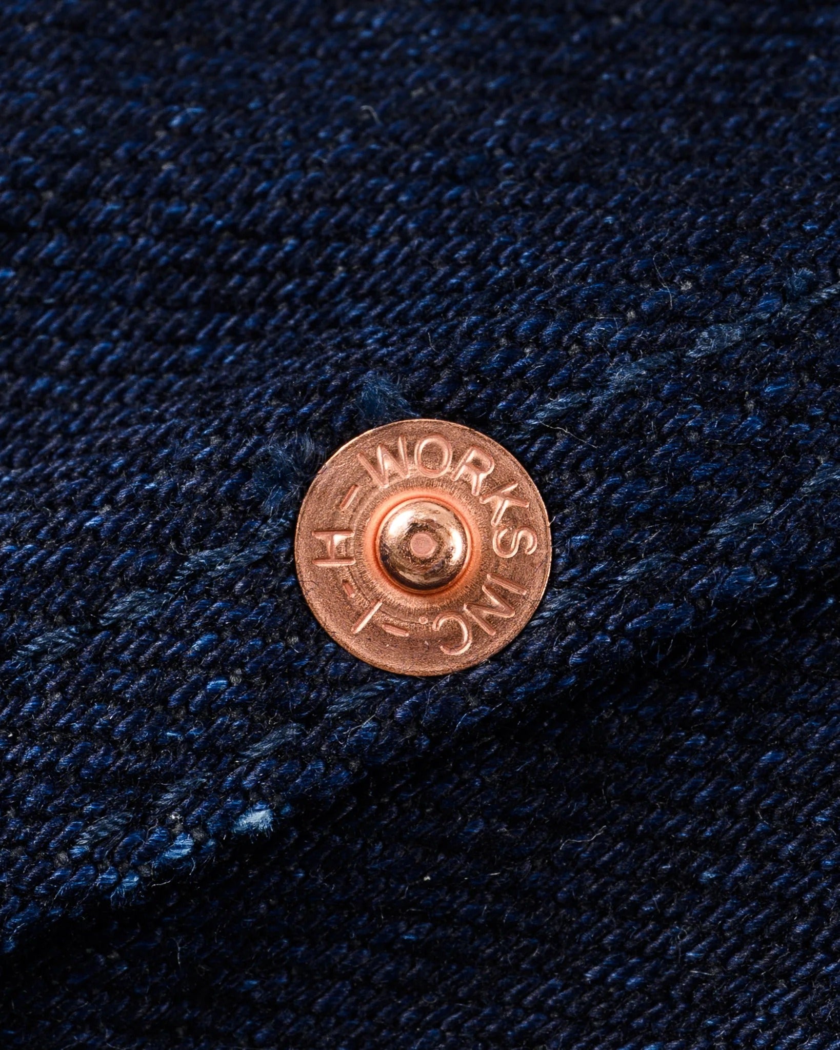 IHJ-140-IG 19oz Selvedge Denim Type I Jacket - INDIGO/GREY