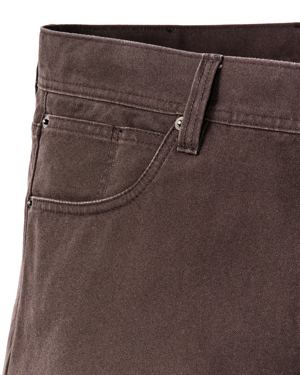 Dry Tin Cloth 5-Pocket Pants - SEAL BROWN