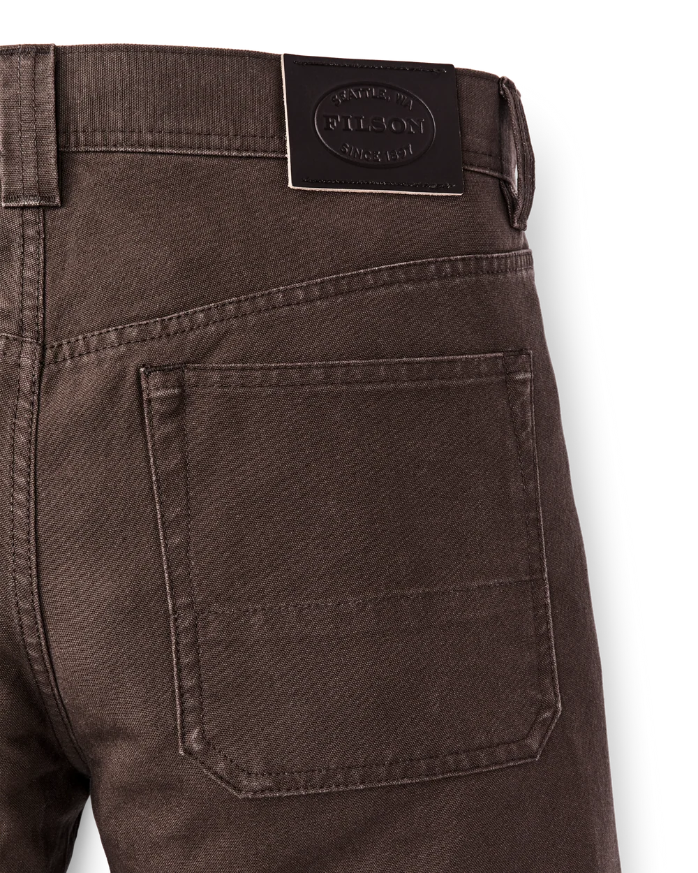 Dry Tin Cloth 5-Pocket Pants - SEAL BROWN
