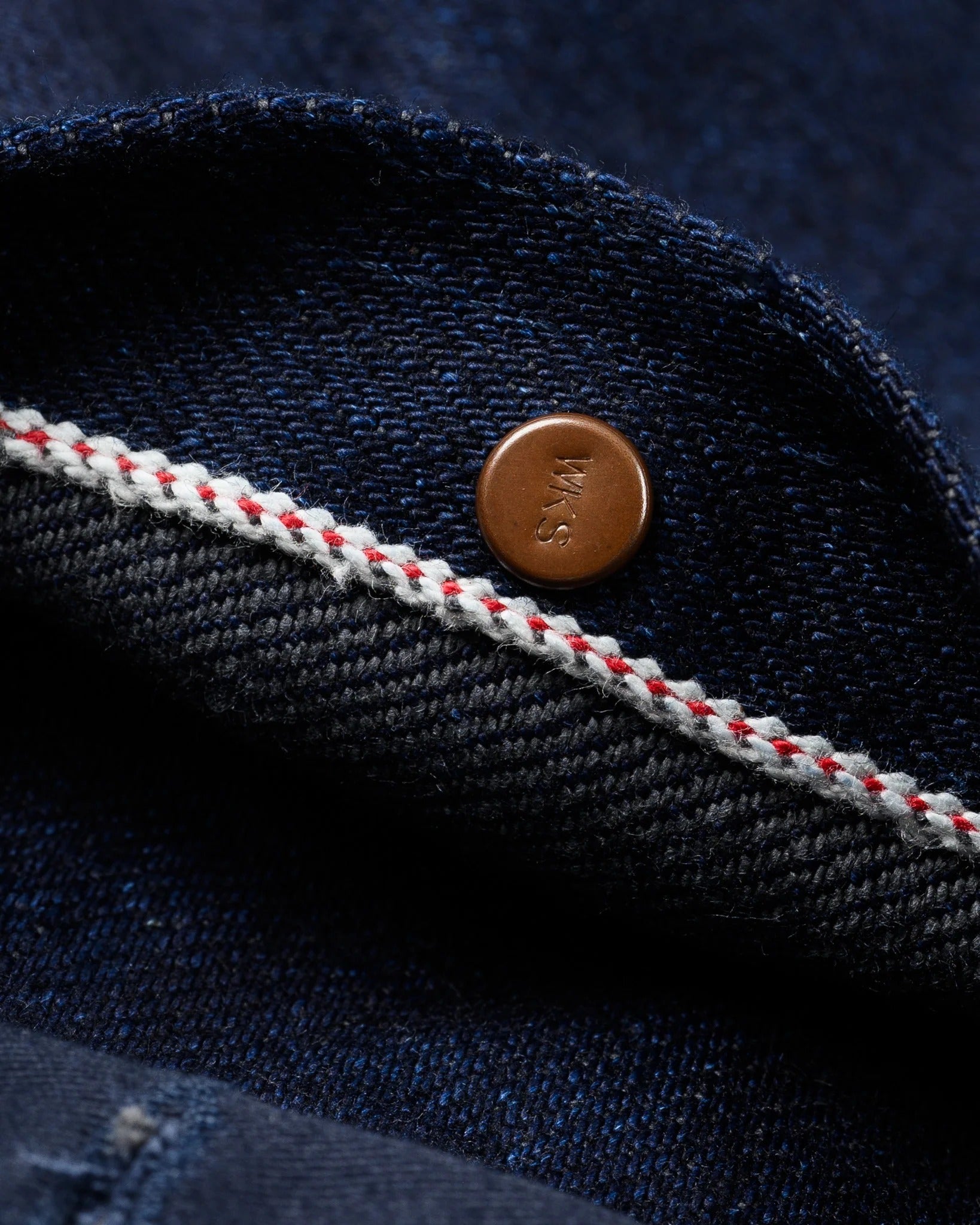 IHJ-140-IG 19oz Selvedge Denim Type I Jacket - INDIGO/GREY