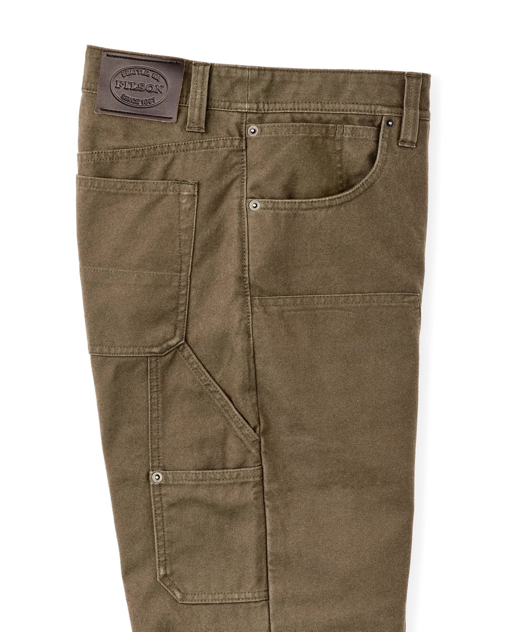 Dry Tin Double Front Pants - MARSH OLIVE