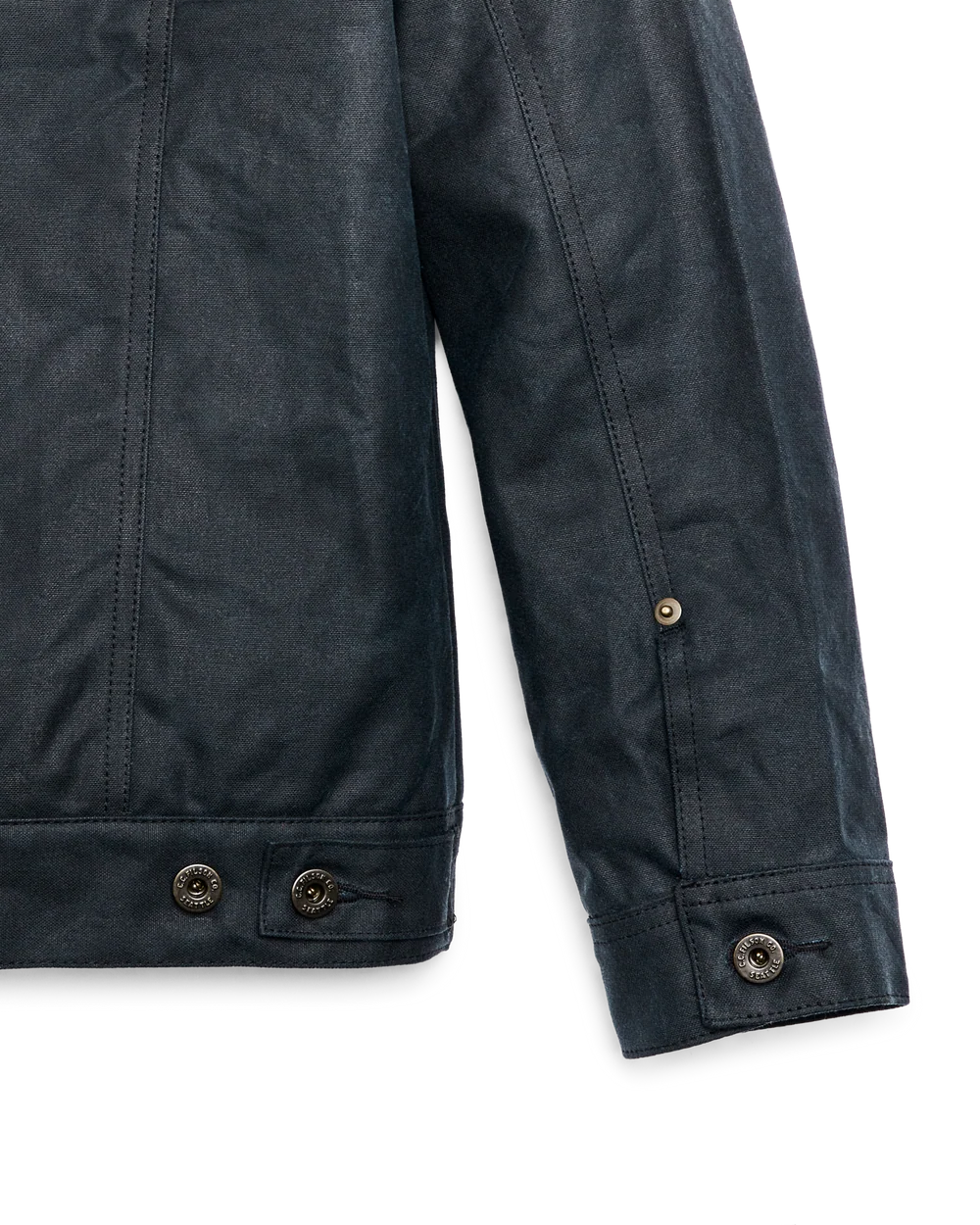 Tin Cloth Short Lined Cruiser Jacket - SERVICE BLUE