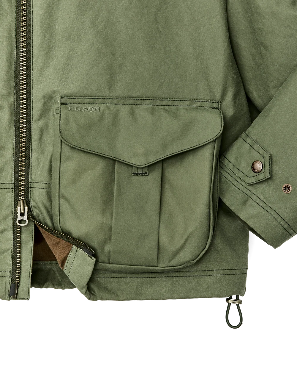 Women's Shelter Cloth Short Work Jacket - SAGE OLIVE