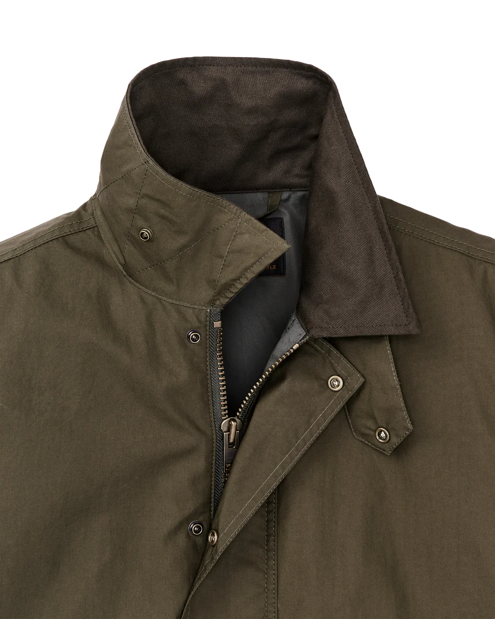 Dry Wax Short Field Jacket - BURNT OLIVE