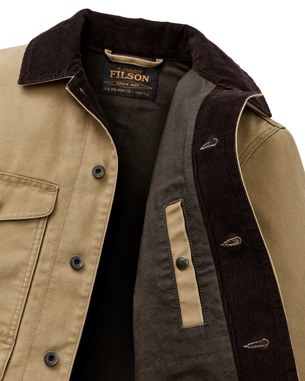 Rustic Canvas Journeyman Jacket - ANTIQUE BRONZE