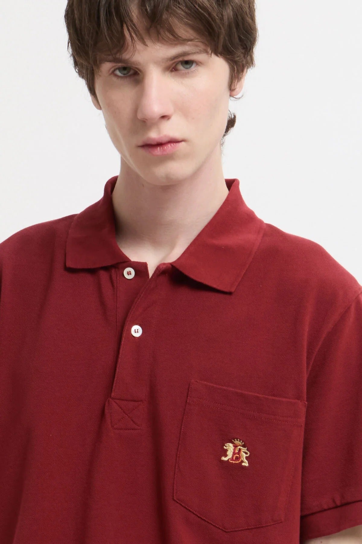 PIQUET POLO - OXBLOOD