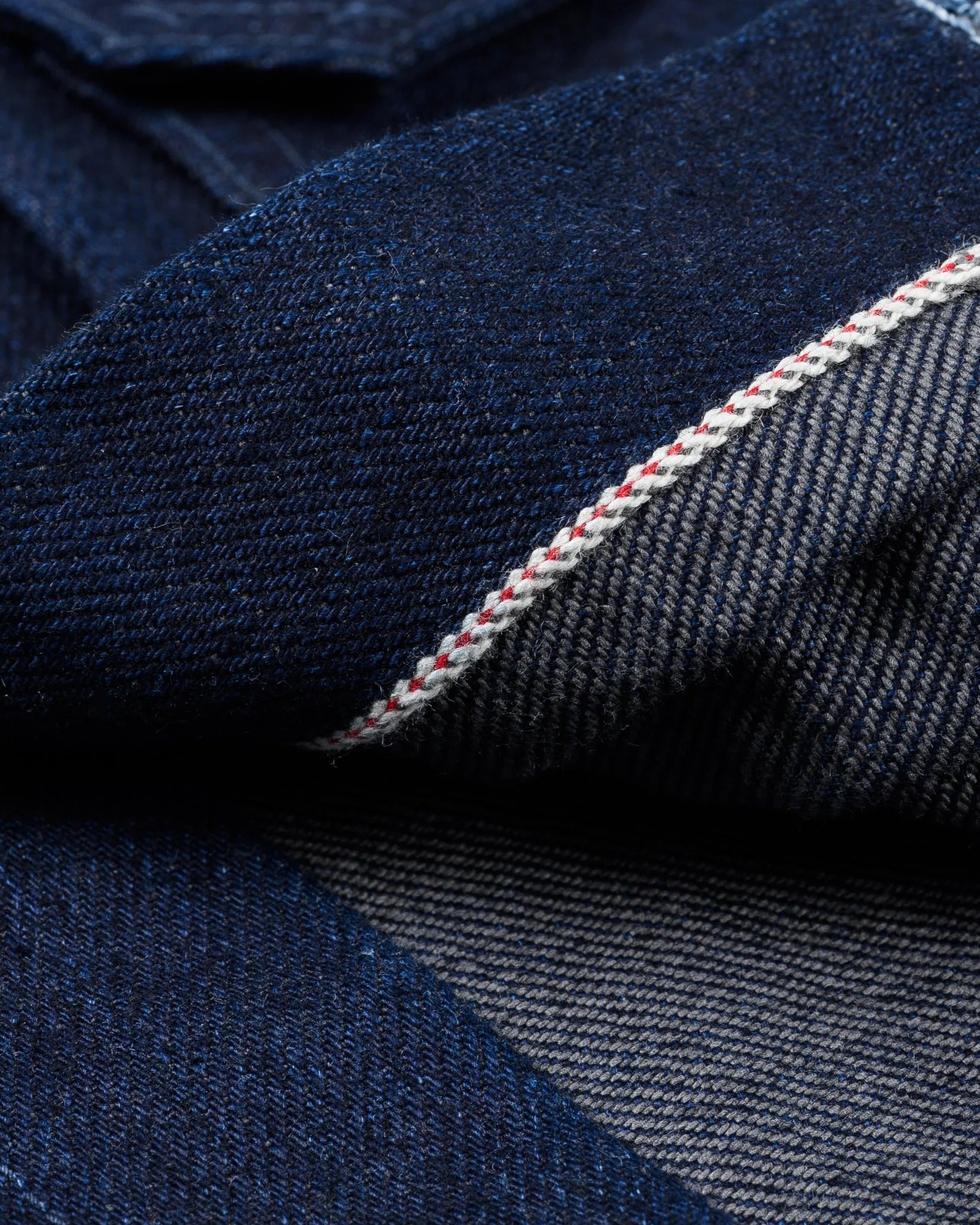 IHJ-140-IG 19oz Selvedge Denim Type I Jacket - INDIGO/GREY