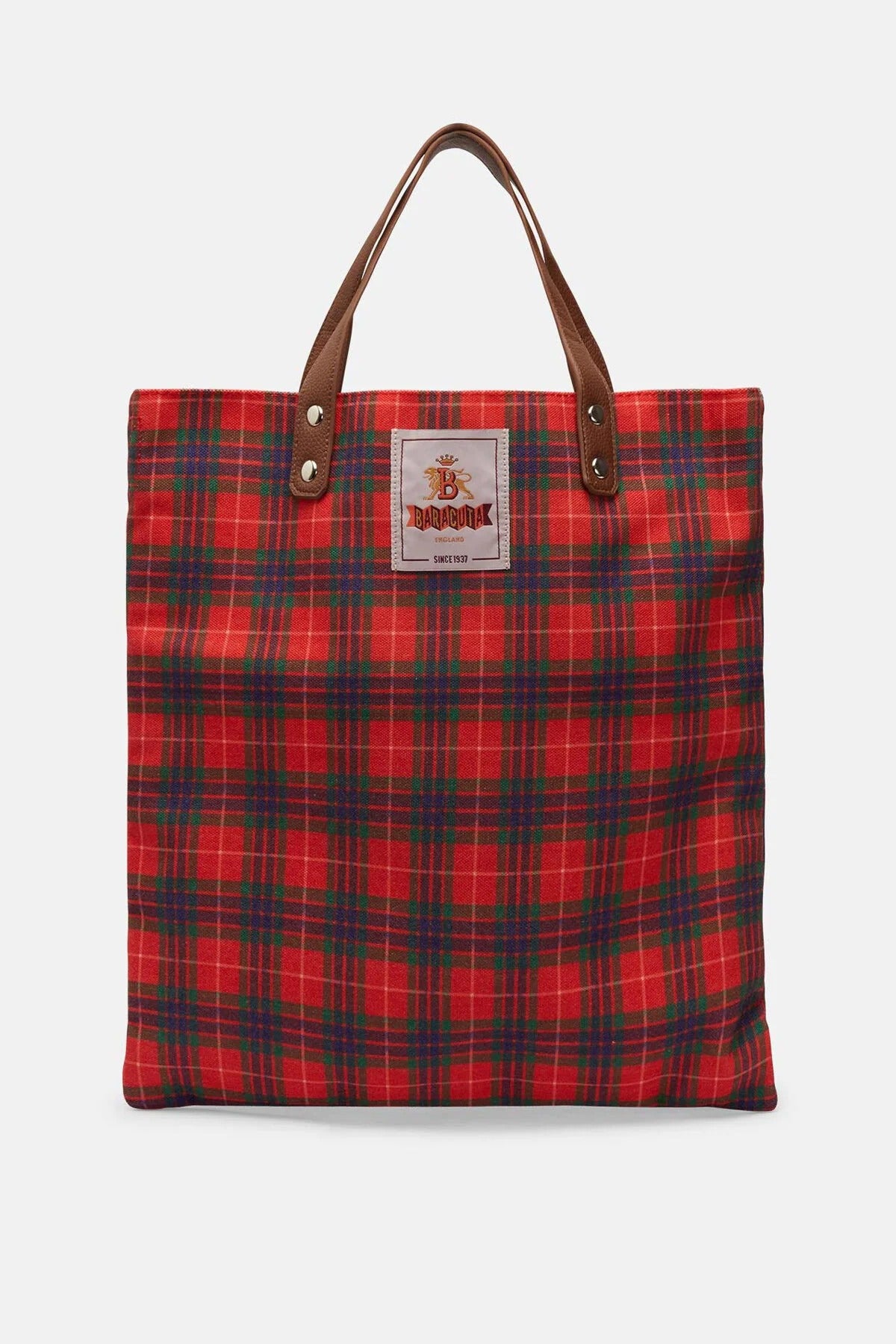 BARACUTA TARTAN TOTE - RED FRASER