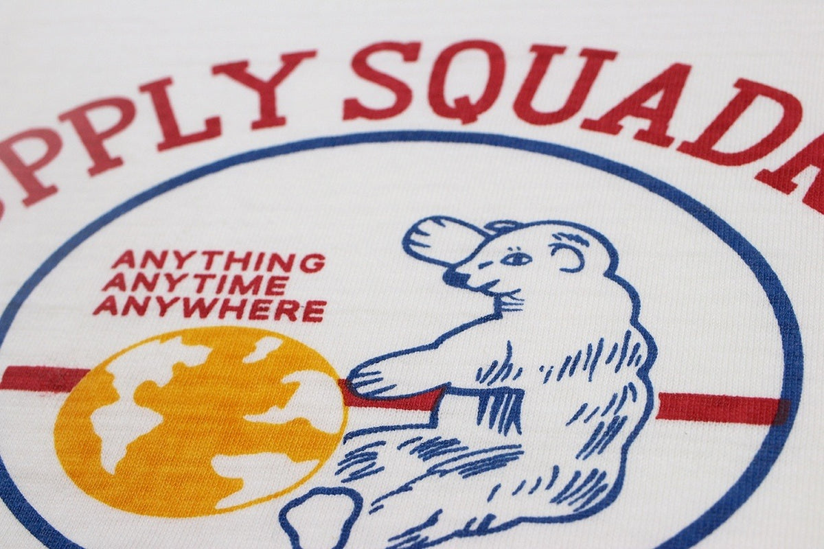 JG-CS06 SUPPLY SQUADRON T-SHIRTS - OFF WHITE